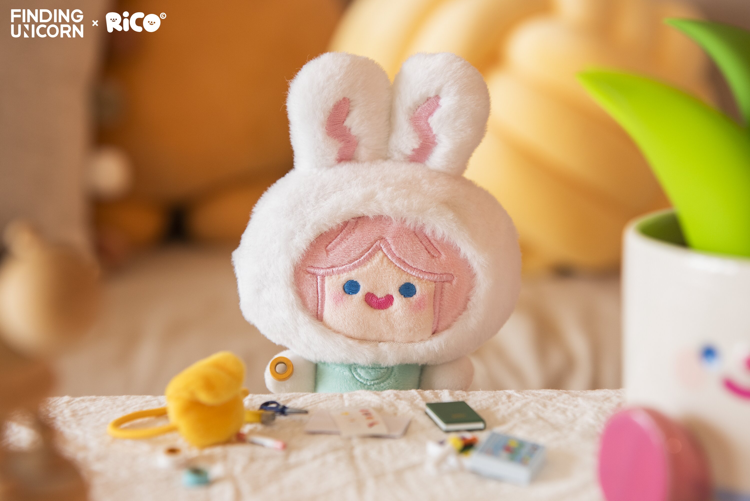 Blind Boxes Finding Unicorn CELL RICO: Happy Fluffy Series Plush 3