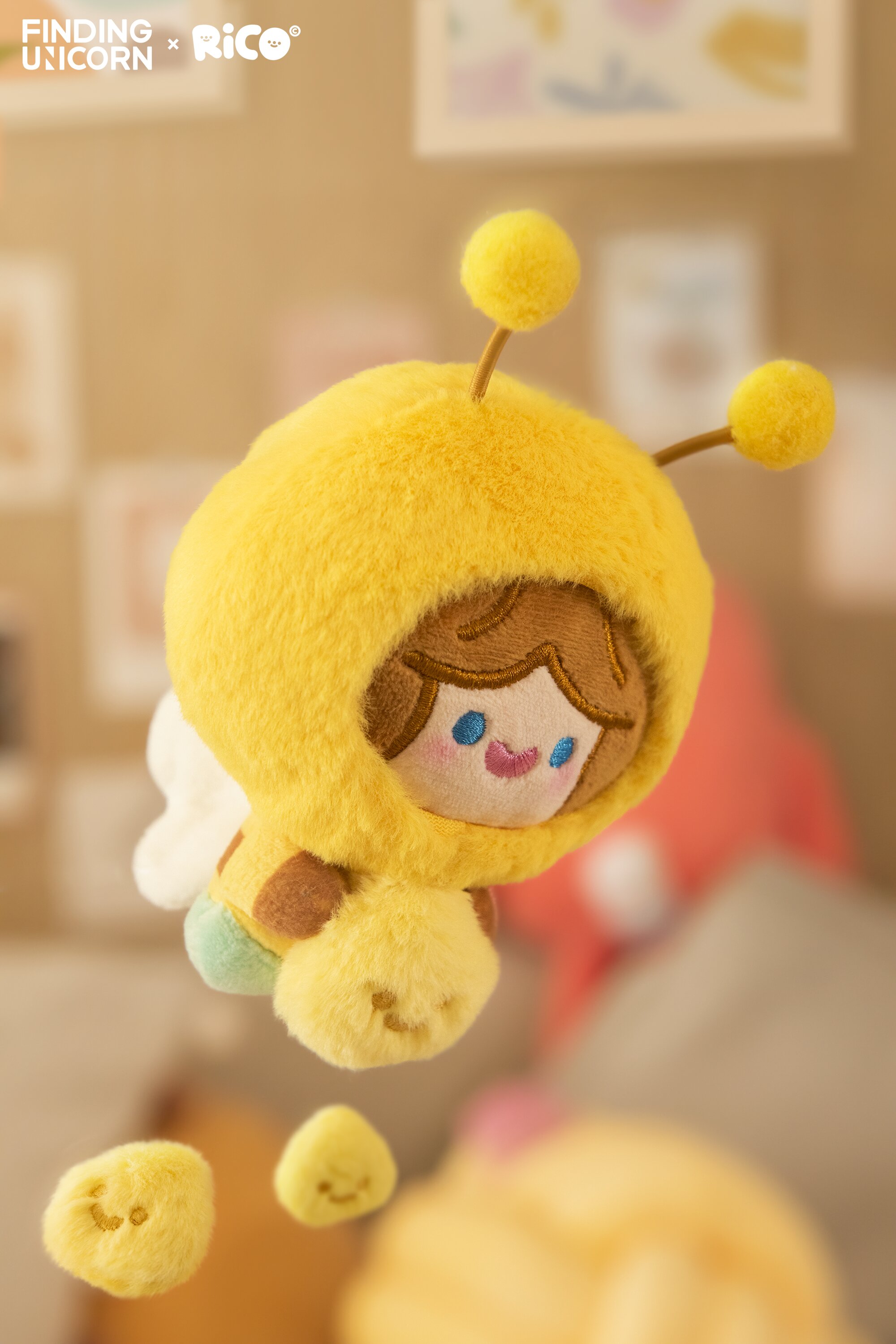 Blind Boxes Finding Unicorn CELL RICO: Happy Fluffy Series Plush 4