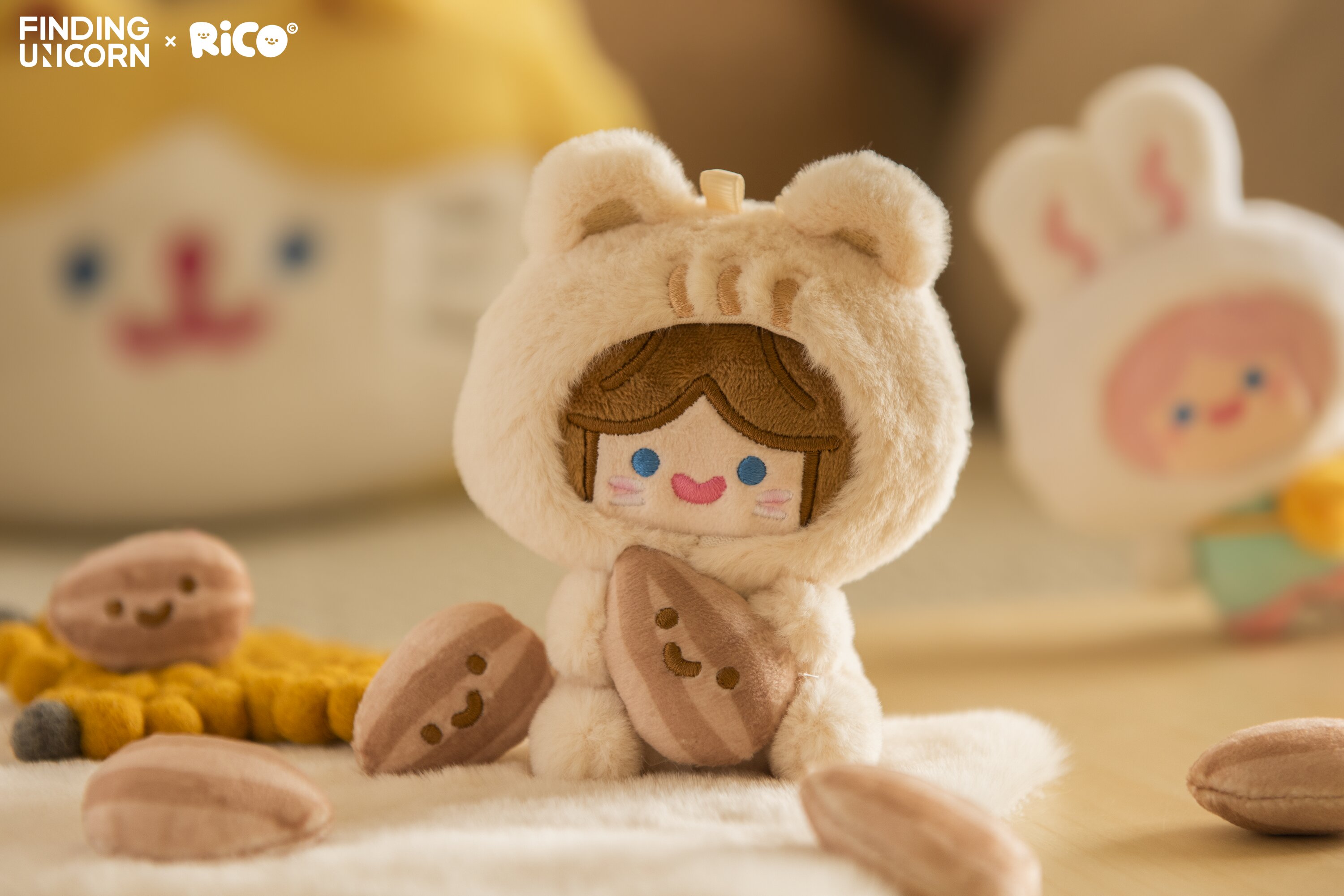 Blind Boxes Finding Unicorn CELL RICO: Happy Fluffy Series Plush 7