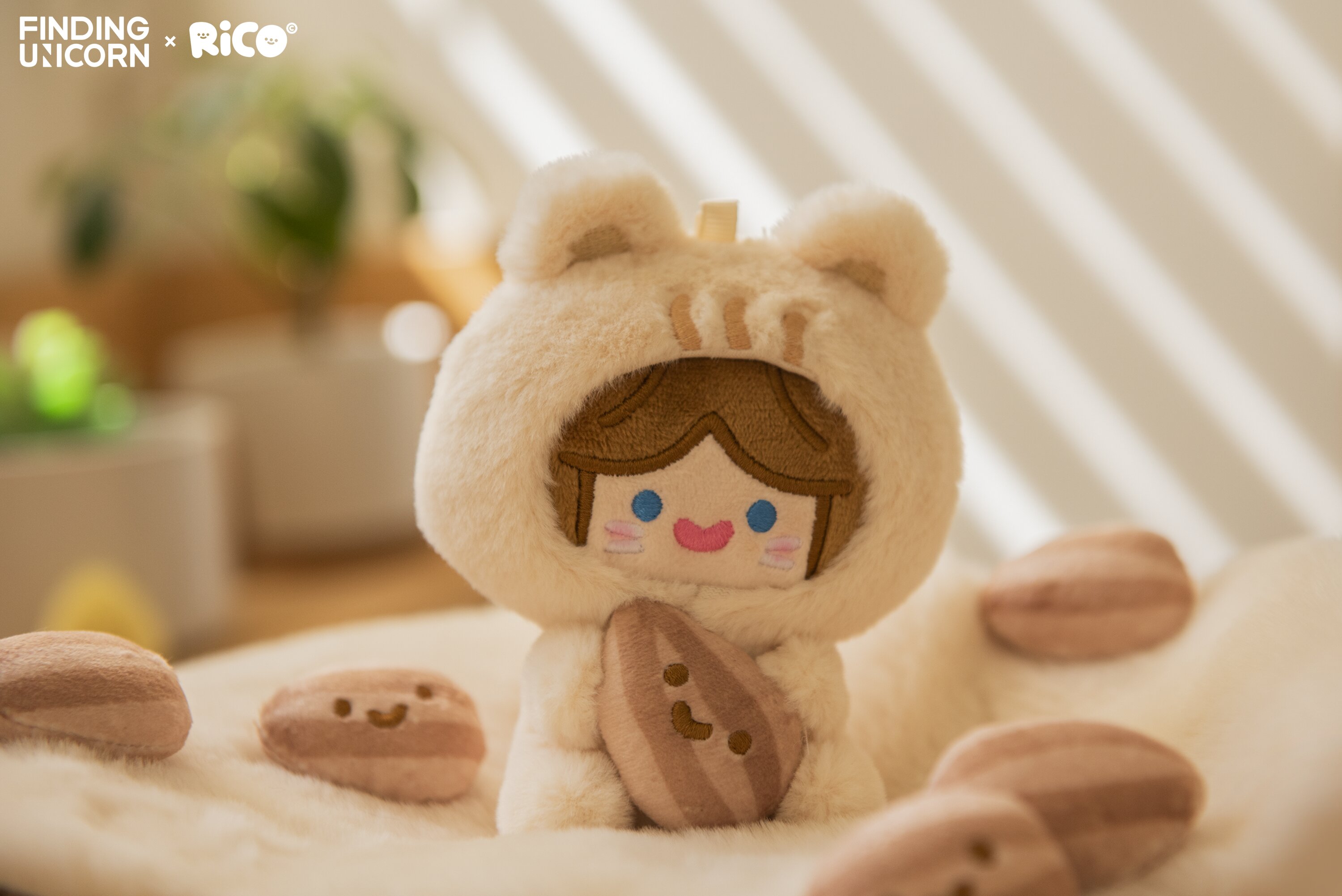 Blind Boxes Finding Unicorn CELL RICO: Happy Fluffy Series Plush 8