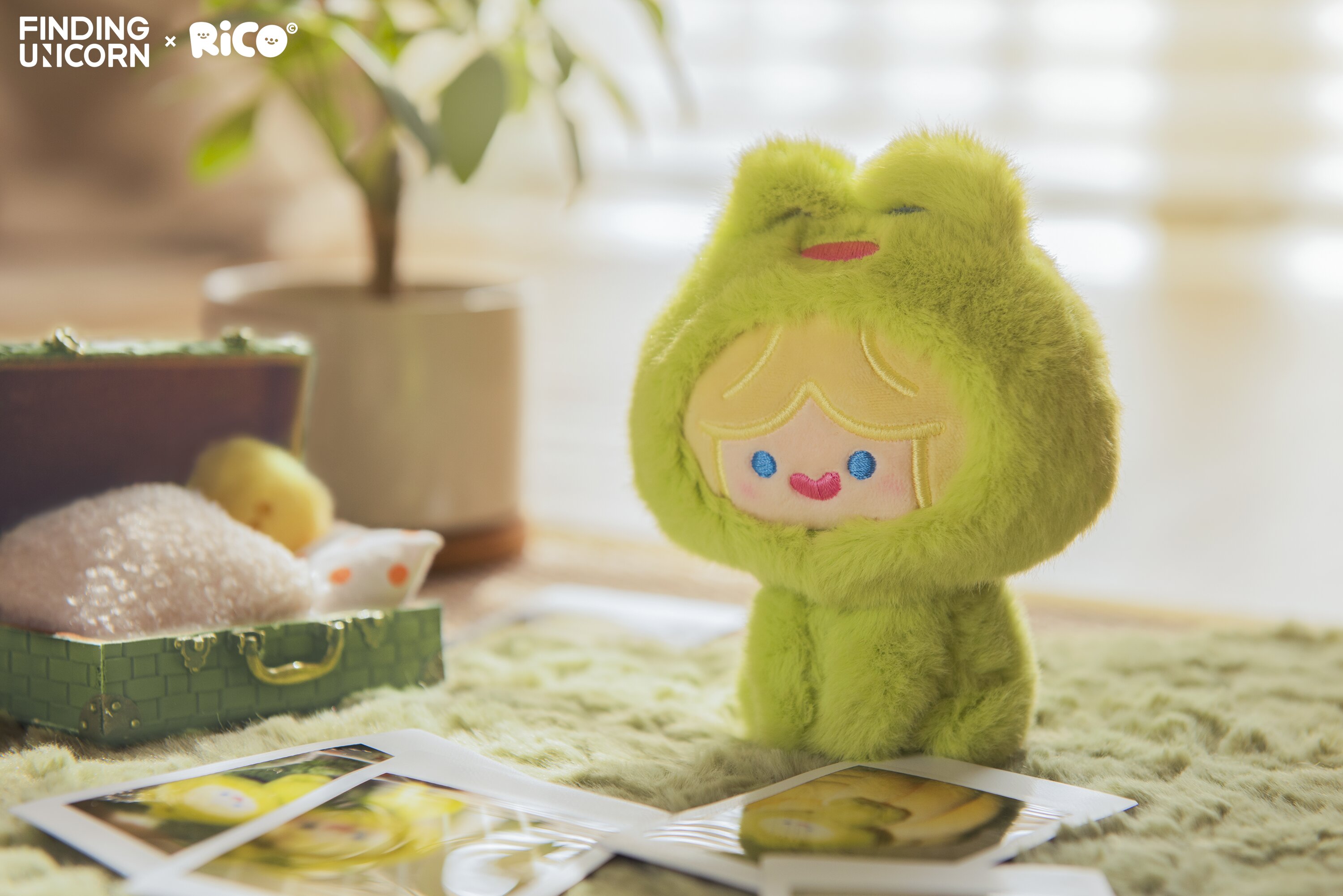 Blind Boxes Finding Unicorn CELL RICO: Happy Fluffy Series Plush 10