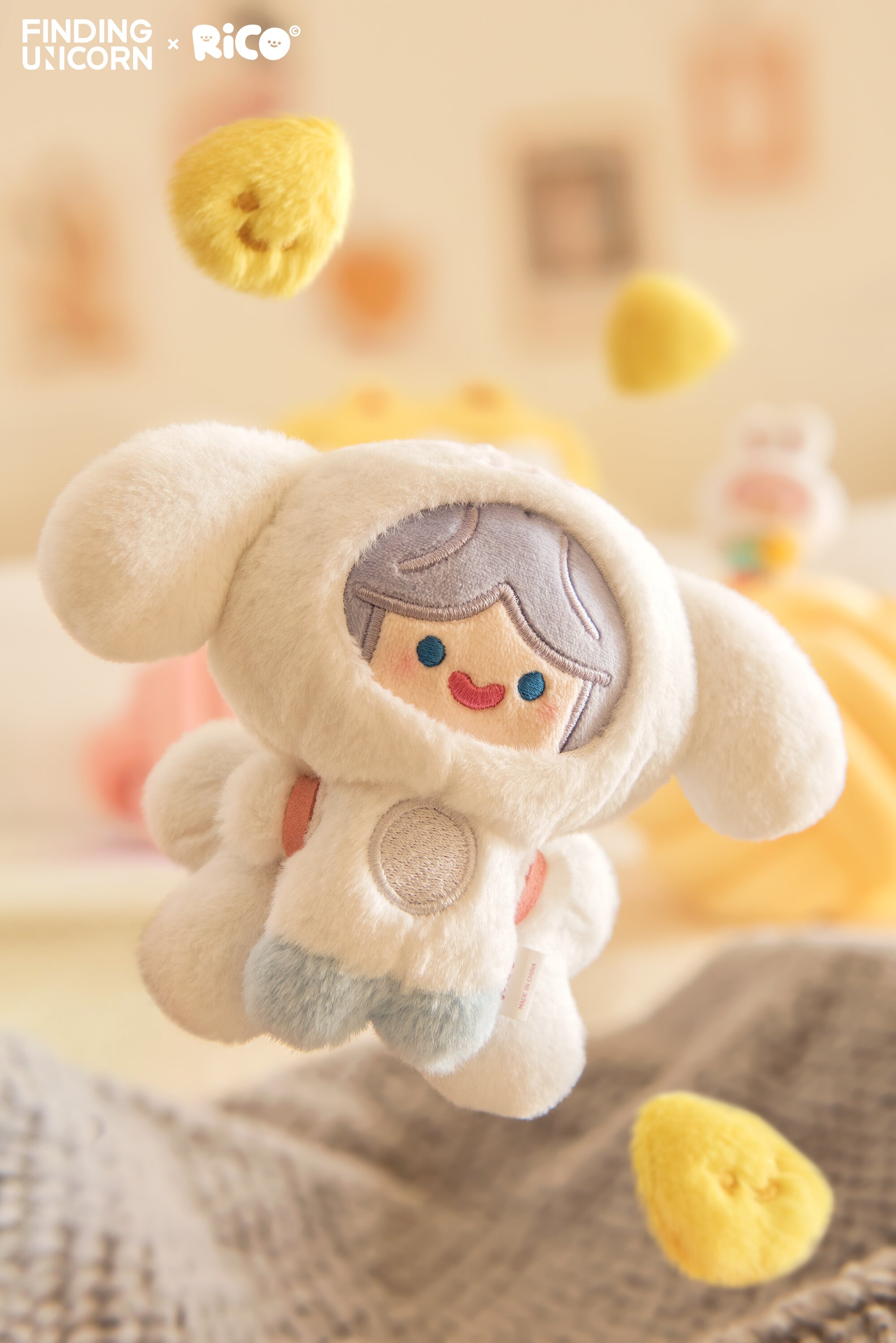 Blind Boxes Finding Unicorn CELL RICO: Happy Fluffy Series Plush 15