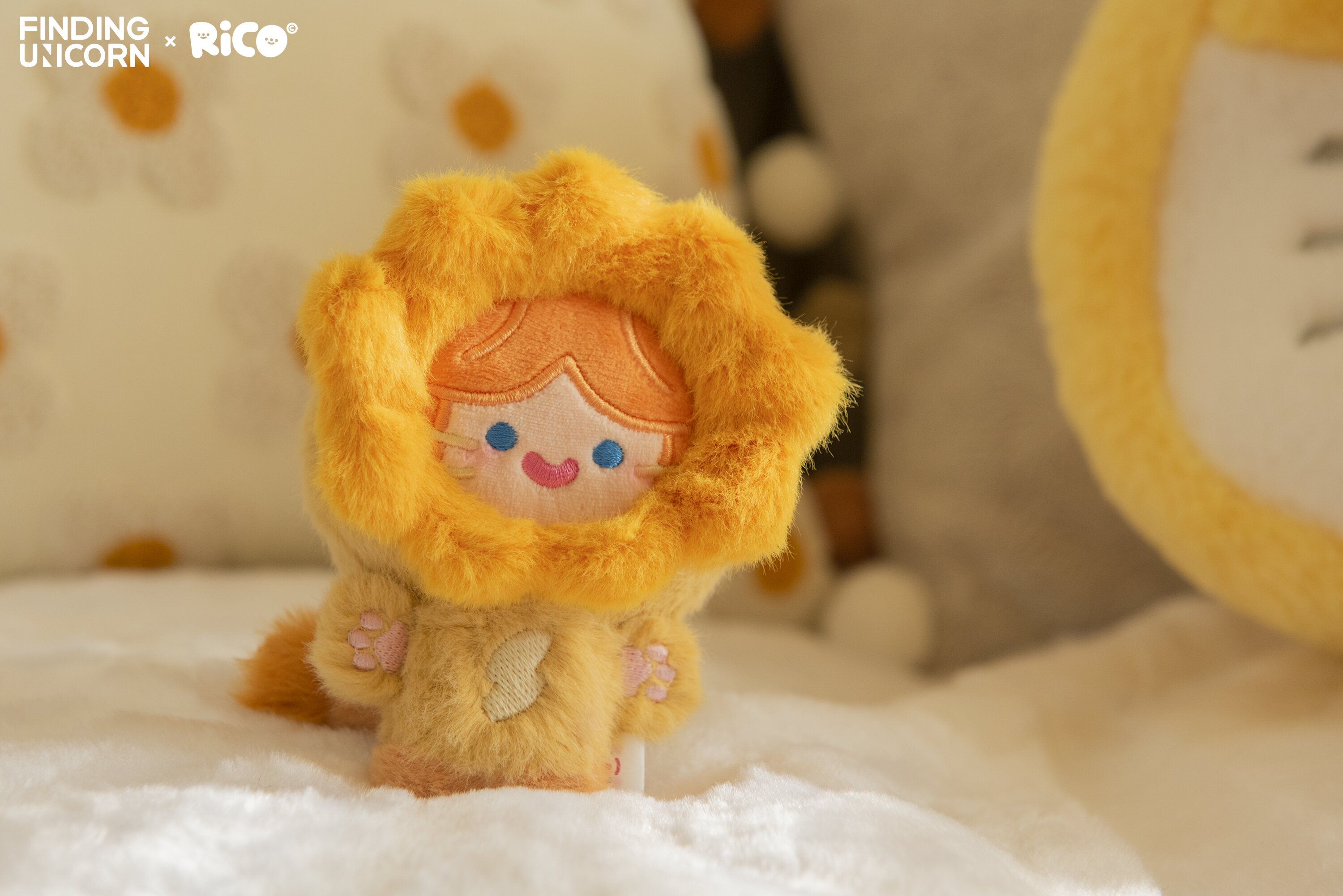 Blind Boxes Finding Unicorn CELL RICO: Happy Fluffy Series Plush 16