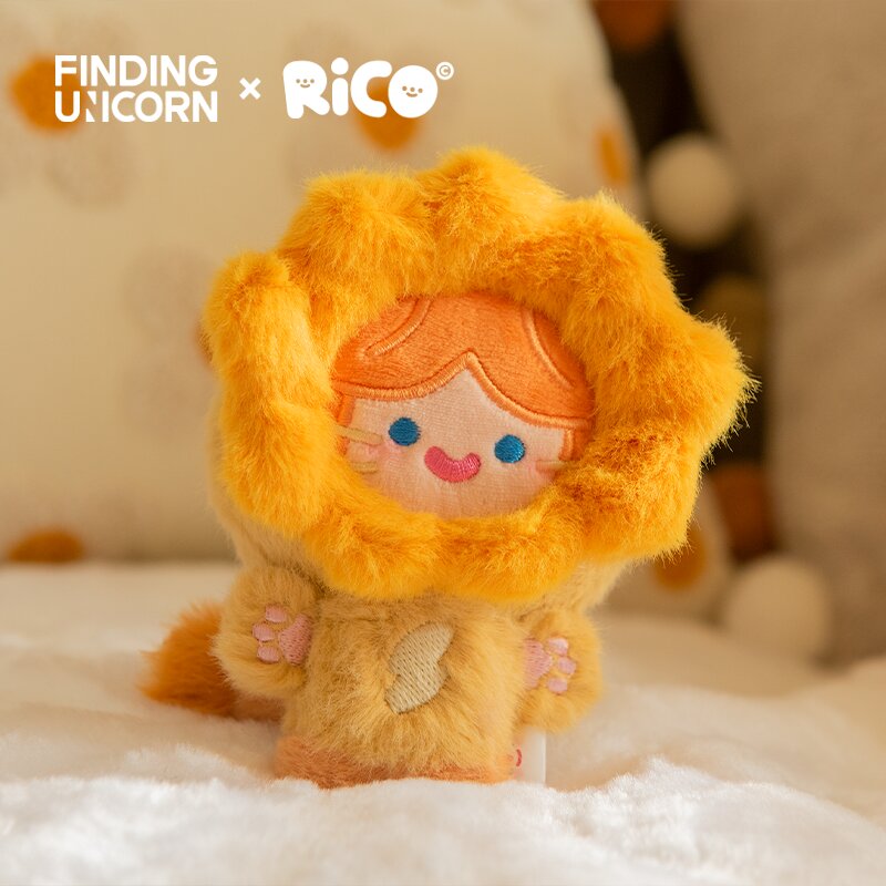 Blind Boxes Finding Unicorn CELL RICO: Happy Fluffy Series Plush 18