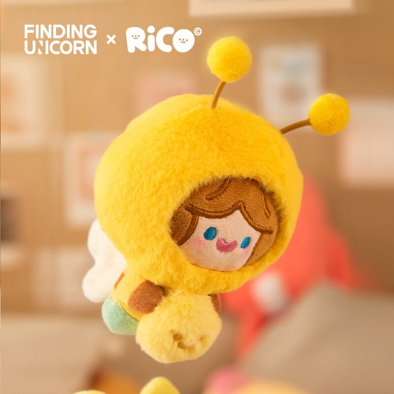Blind Boxes Finding Unicorn CELL RICO: Happy Fluffy Series Plush 21