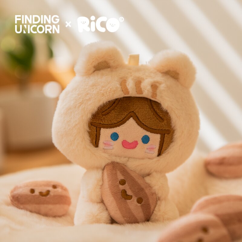 Blind Boxes Finding Unicorn CELL RICO: Happy Fluffy Series Plush 22