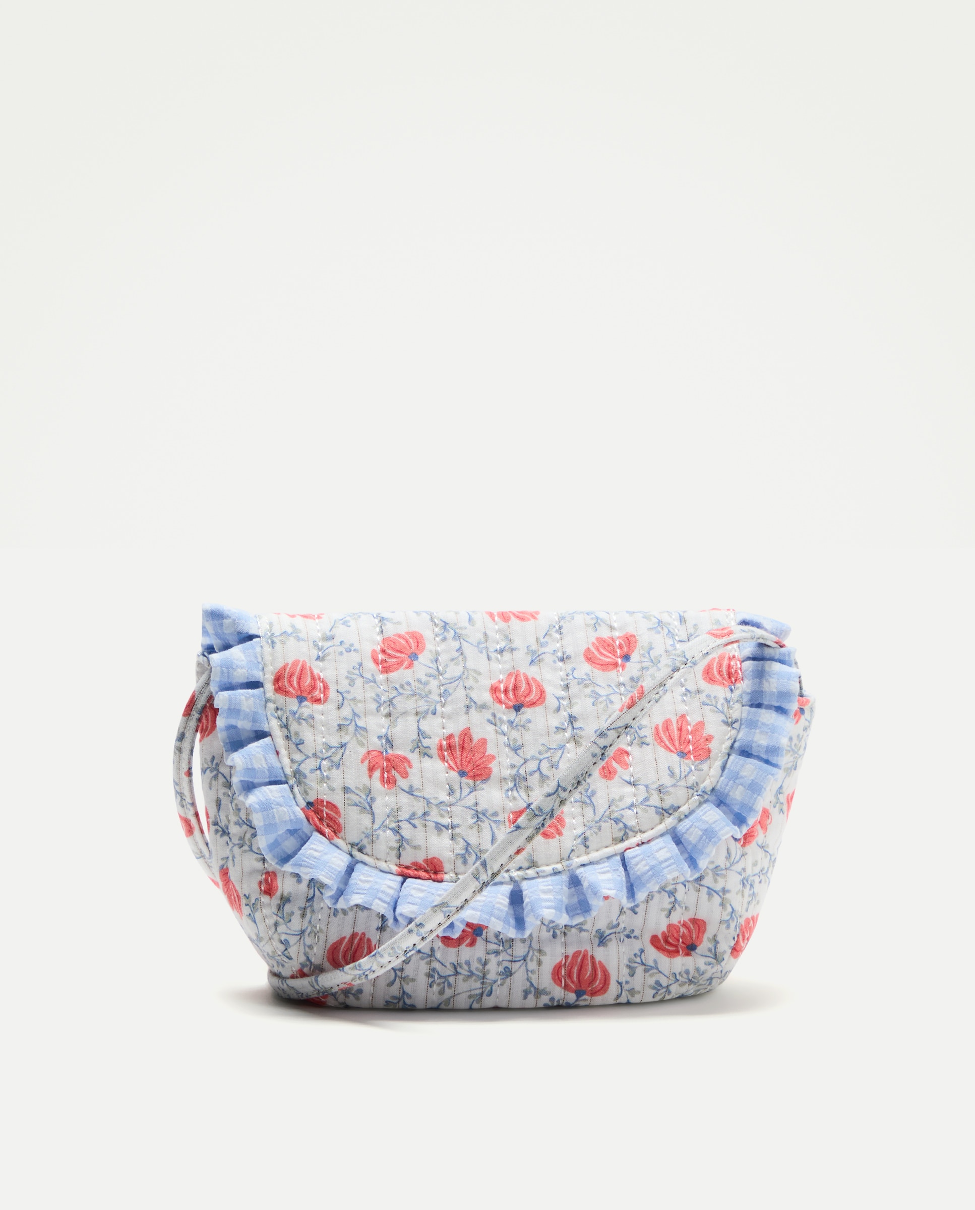 Mala em Pele com Estampado Floral Coconut El Corte Inglés Rosa-1