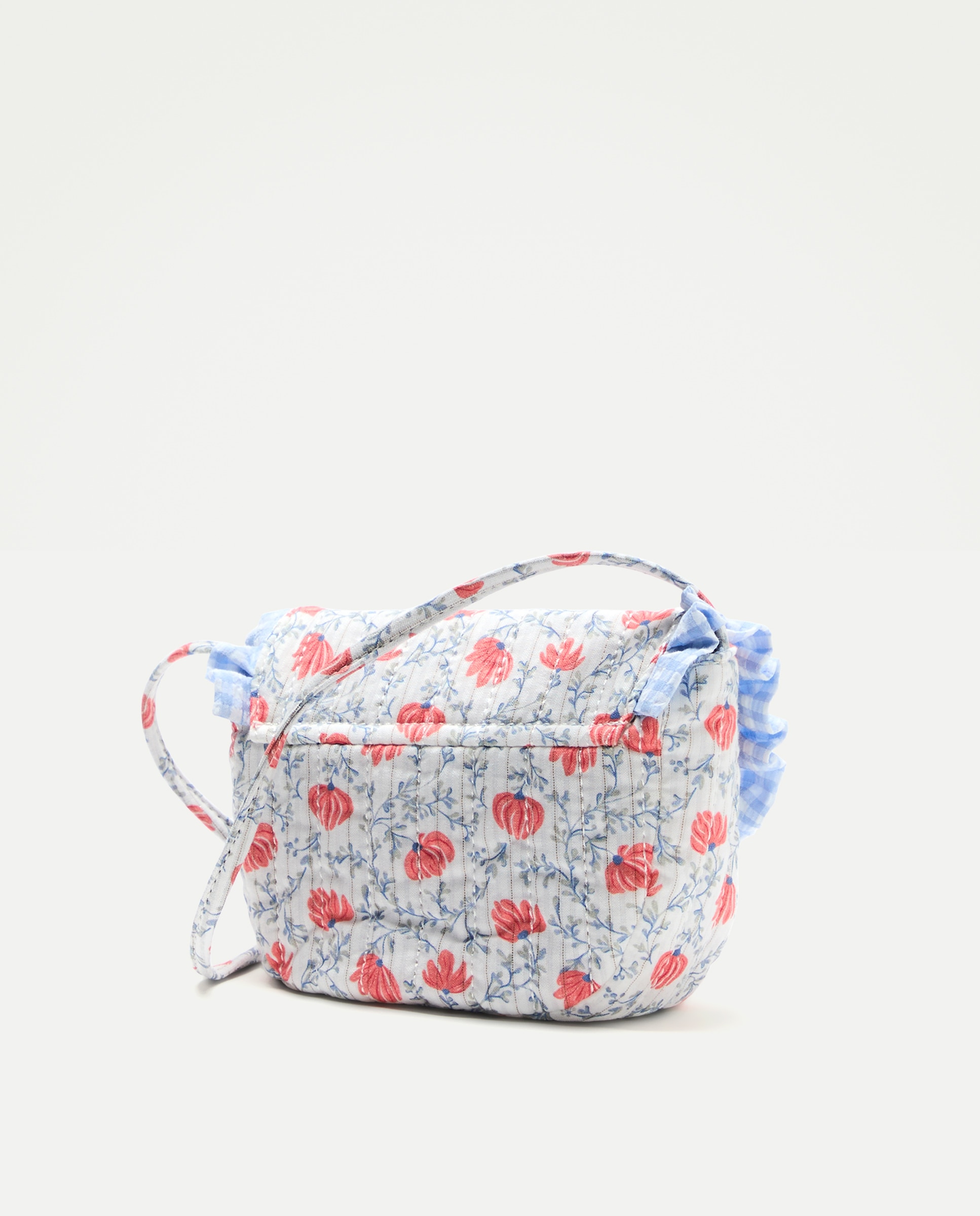 Mala em Pele com Estampado Floral Coconut El Corte Inglés Rosa-2
