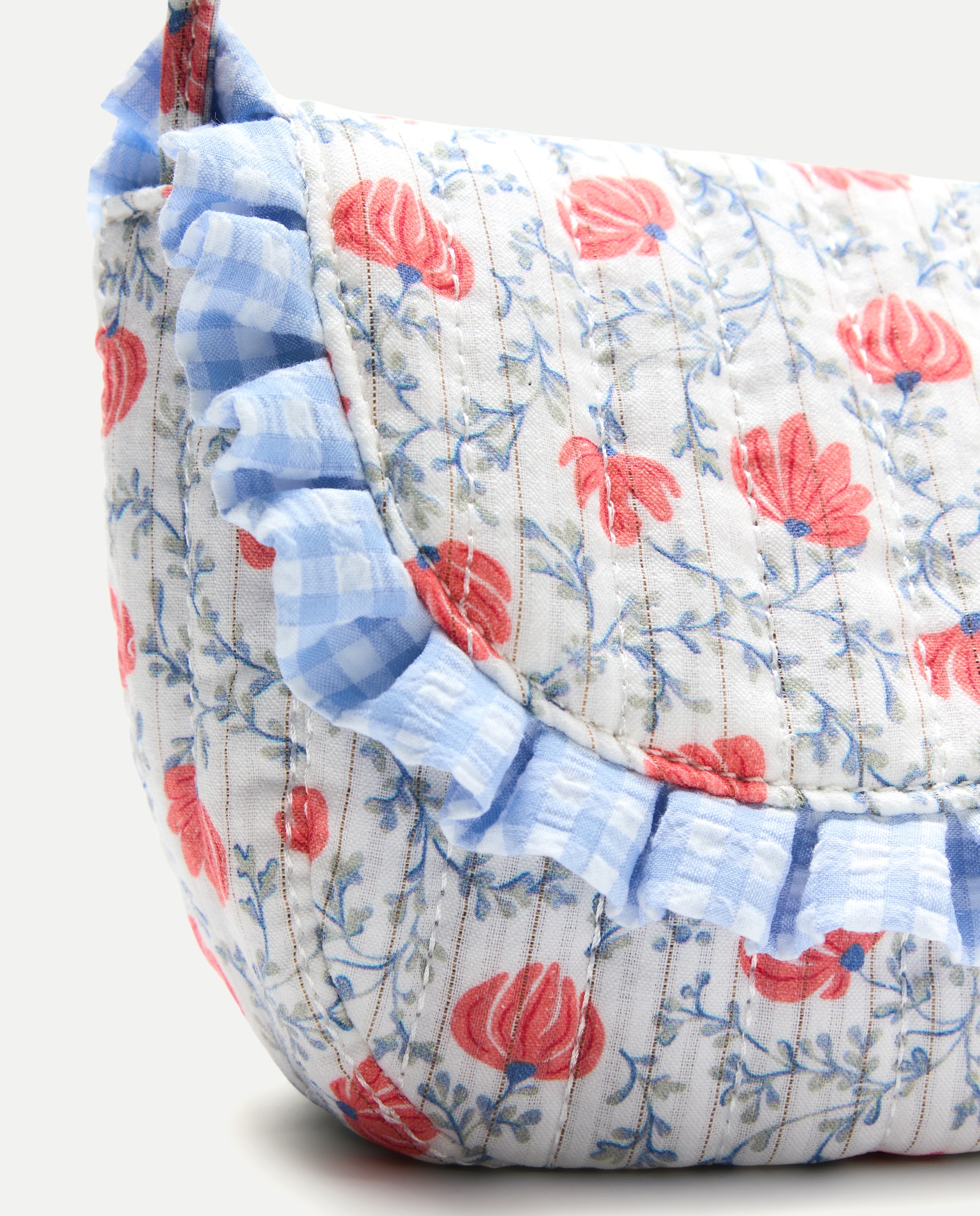Mala em Pele com Estampado Floral Coconut El Corte Inglés Rosa-4