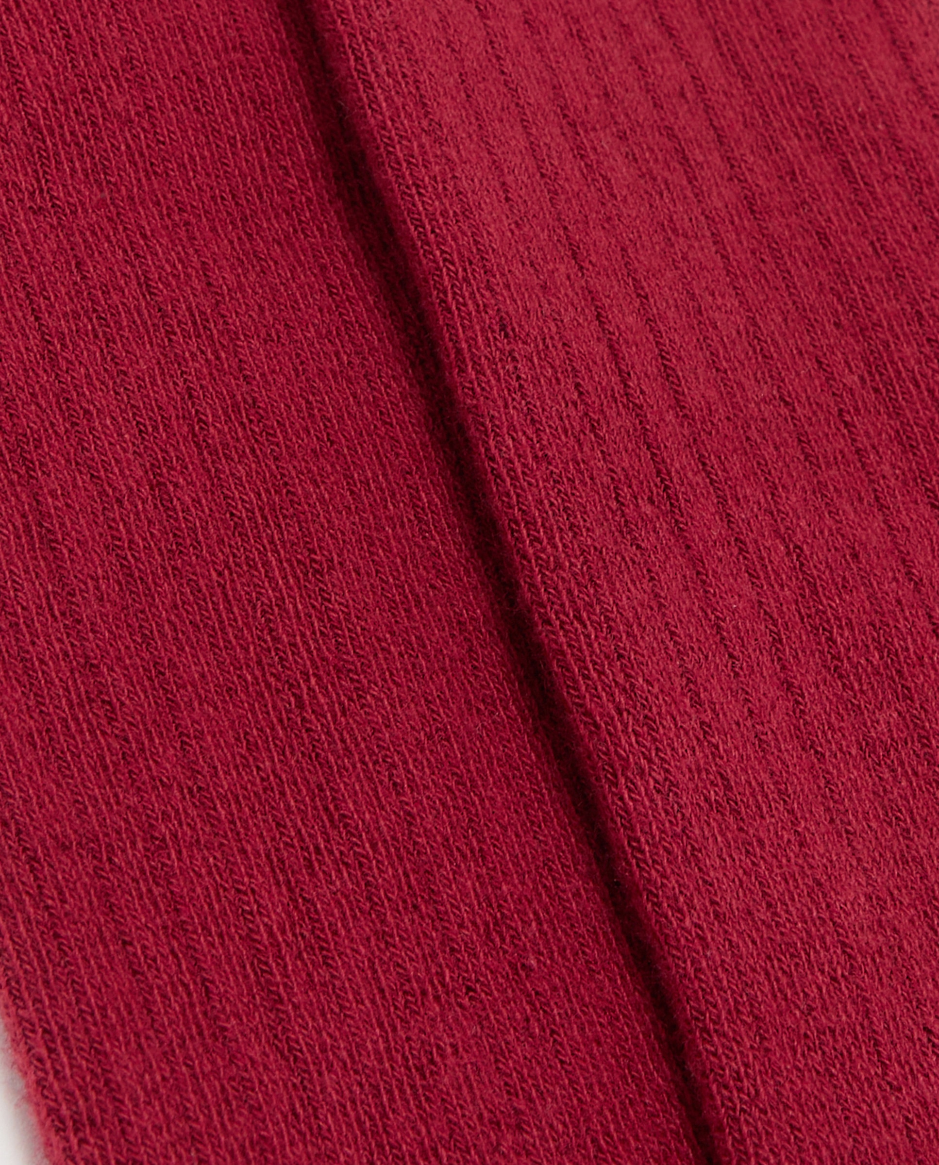 Collants Básicos Lisos Bordeaux-2