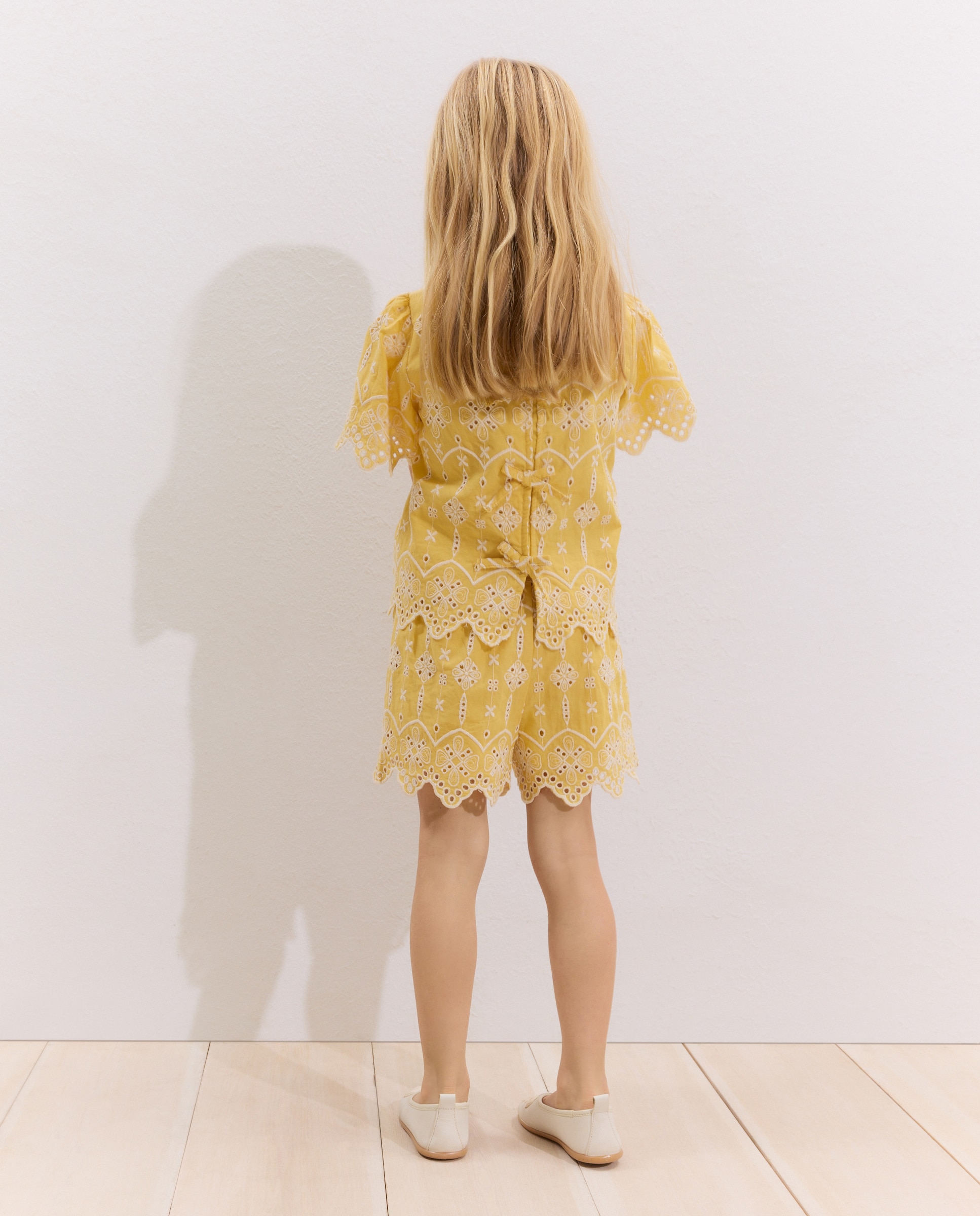 Calções de menina Coconut El Corte Inglés Amarelo-limão-3
