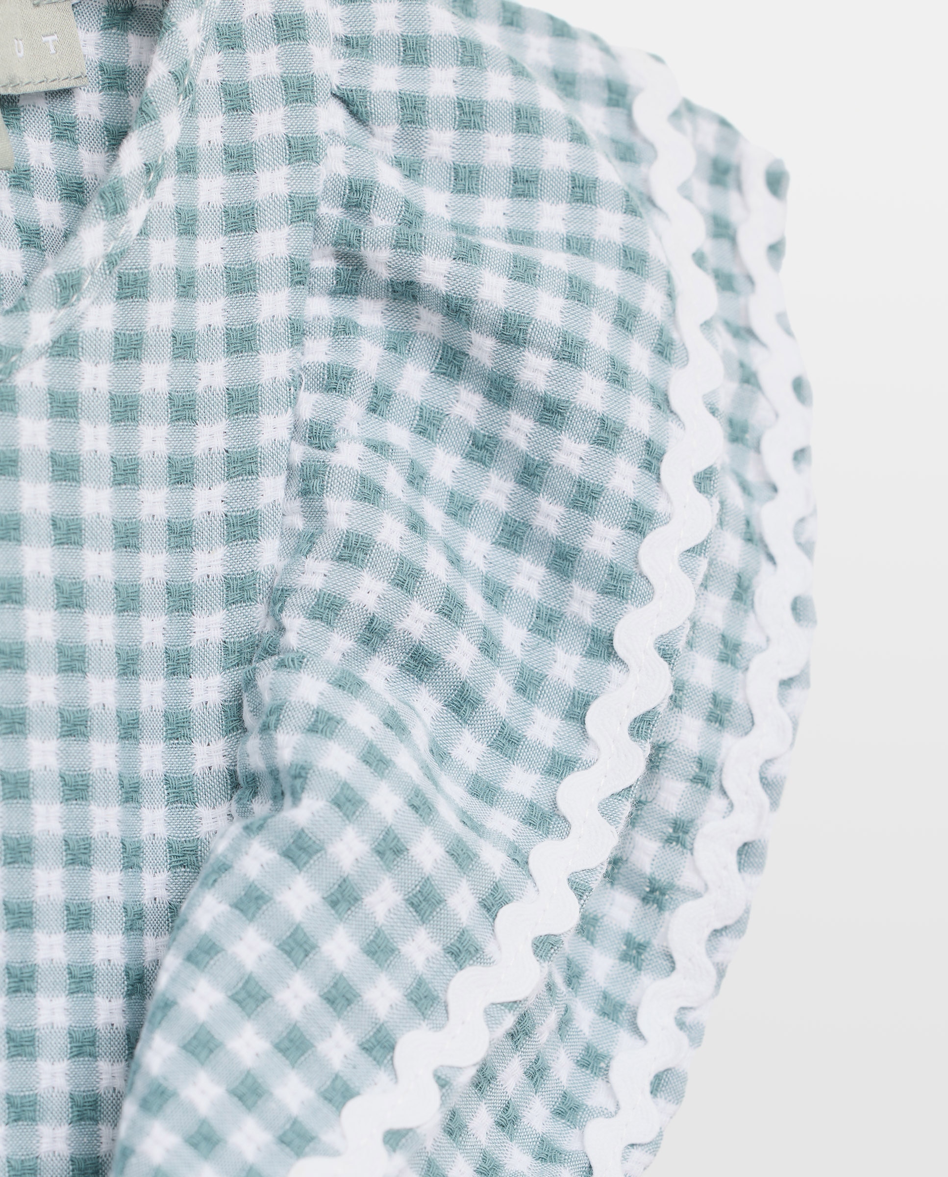 Blusa Vichy sem Mangas Coconut El Corte Inglés Verde-6