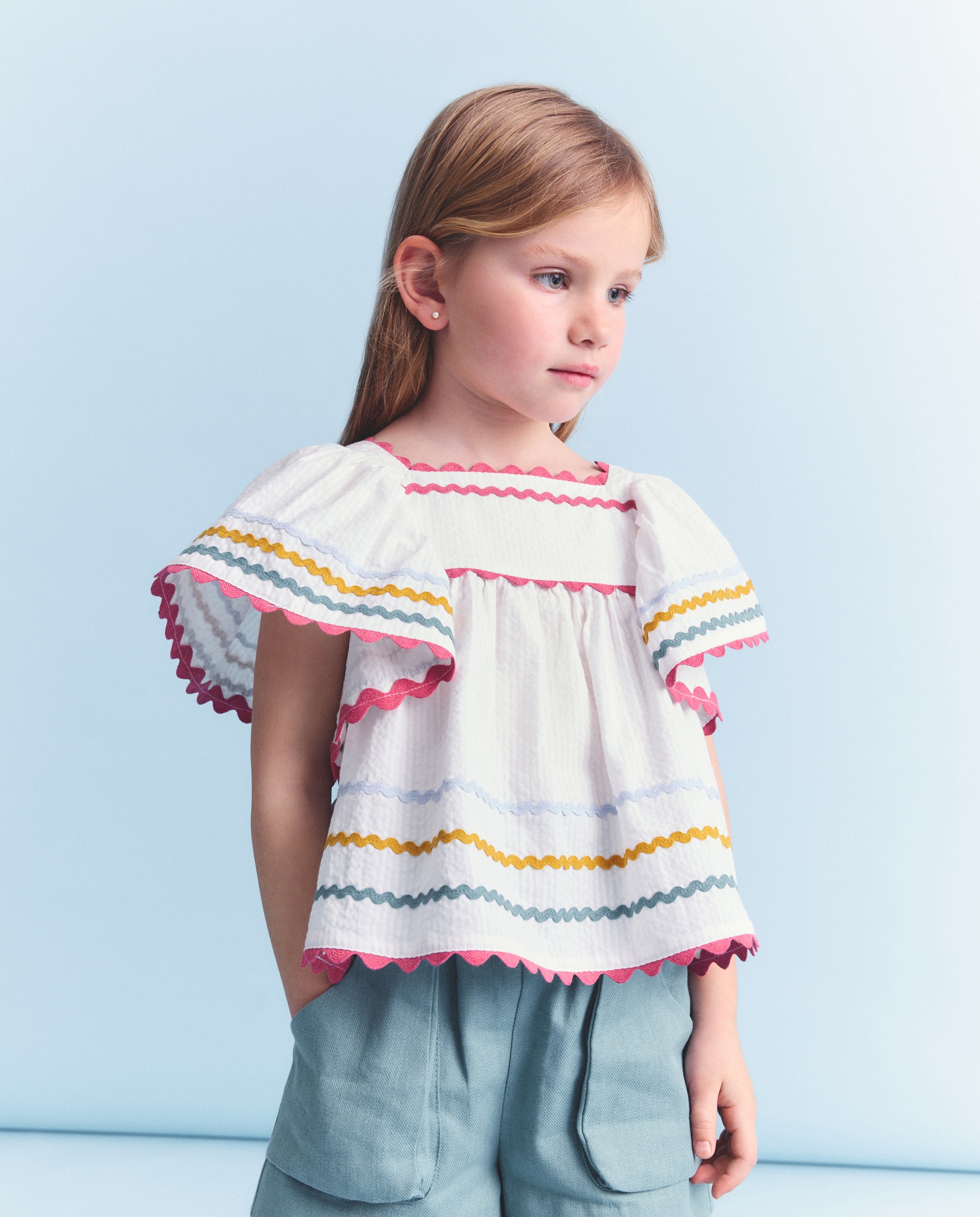 Blusa manga corta de niña - Coconut El Corte Inglés - Blanco Blanco-1
