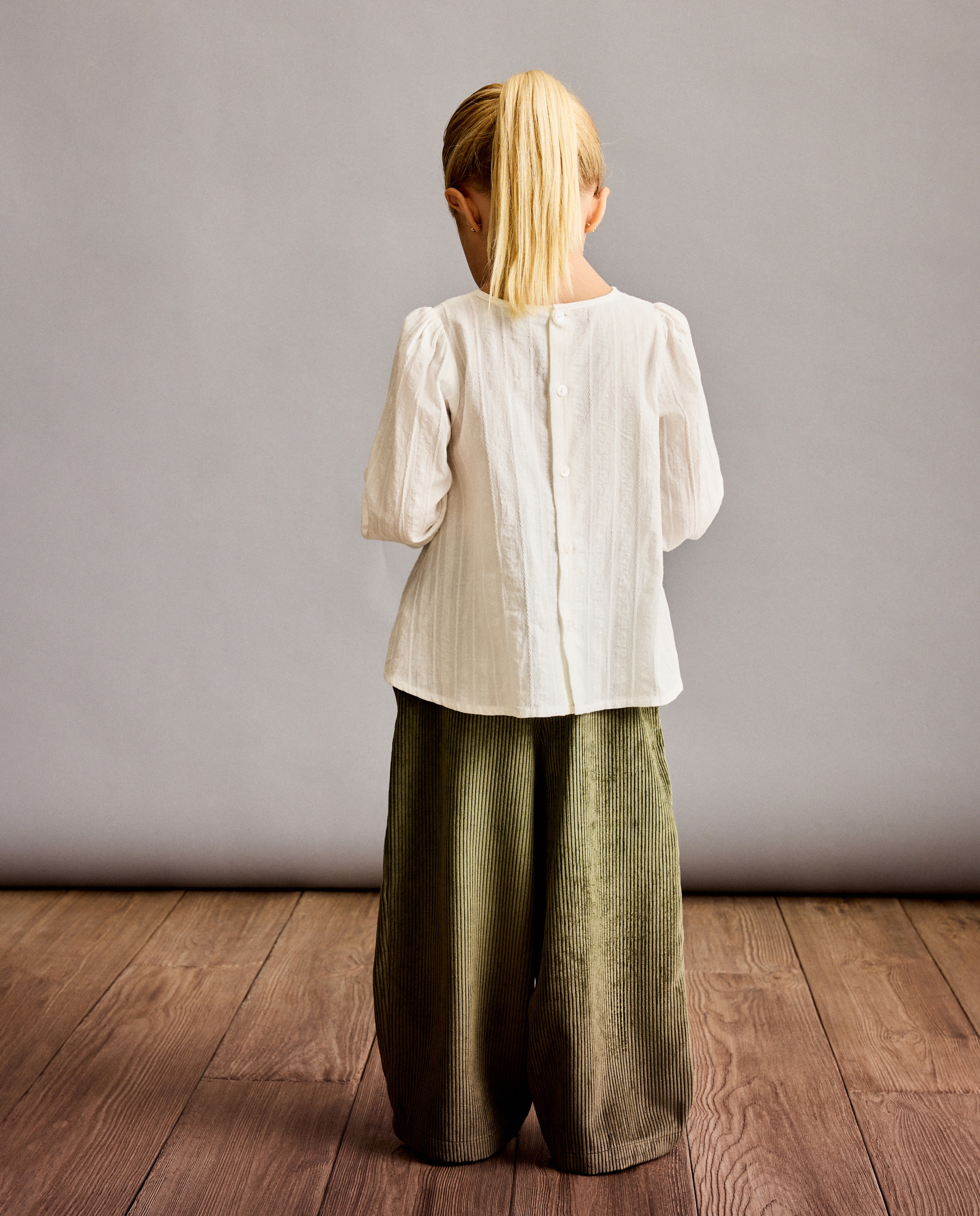 Blusa manga larga smock a máquina fantasía de niña - Coconut El Corte Inglés - Blanco roto Blanco roto-4