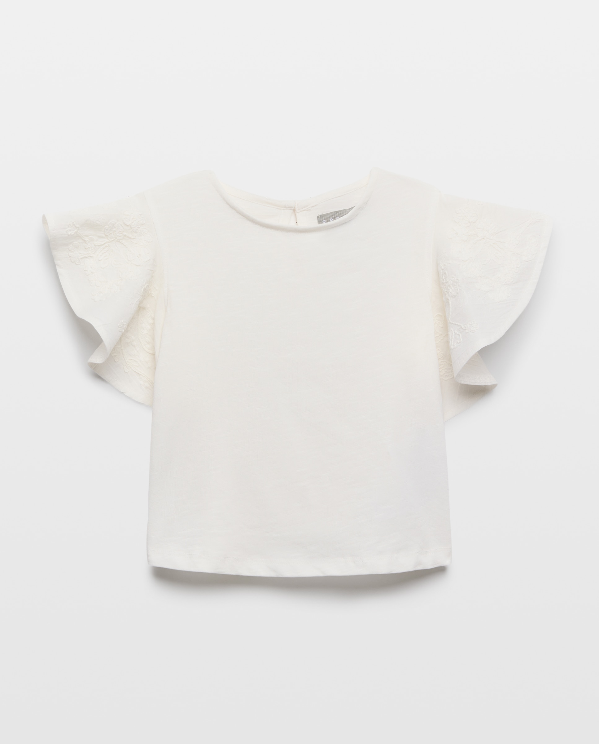 T-shirt de Manga Curta Plana Bordada Coconut El Corte Inglés 120 Cru-5
