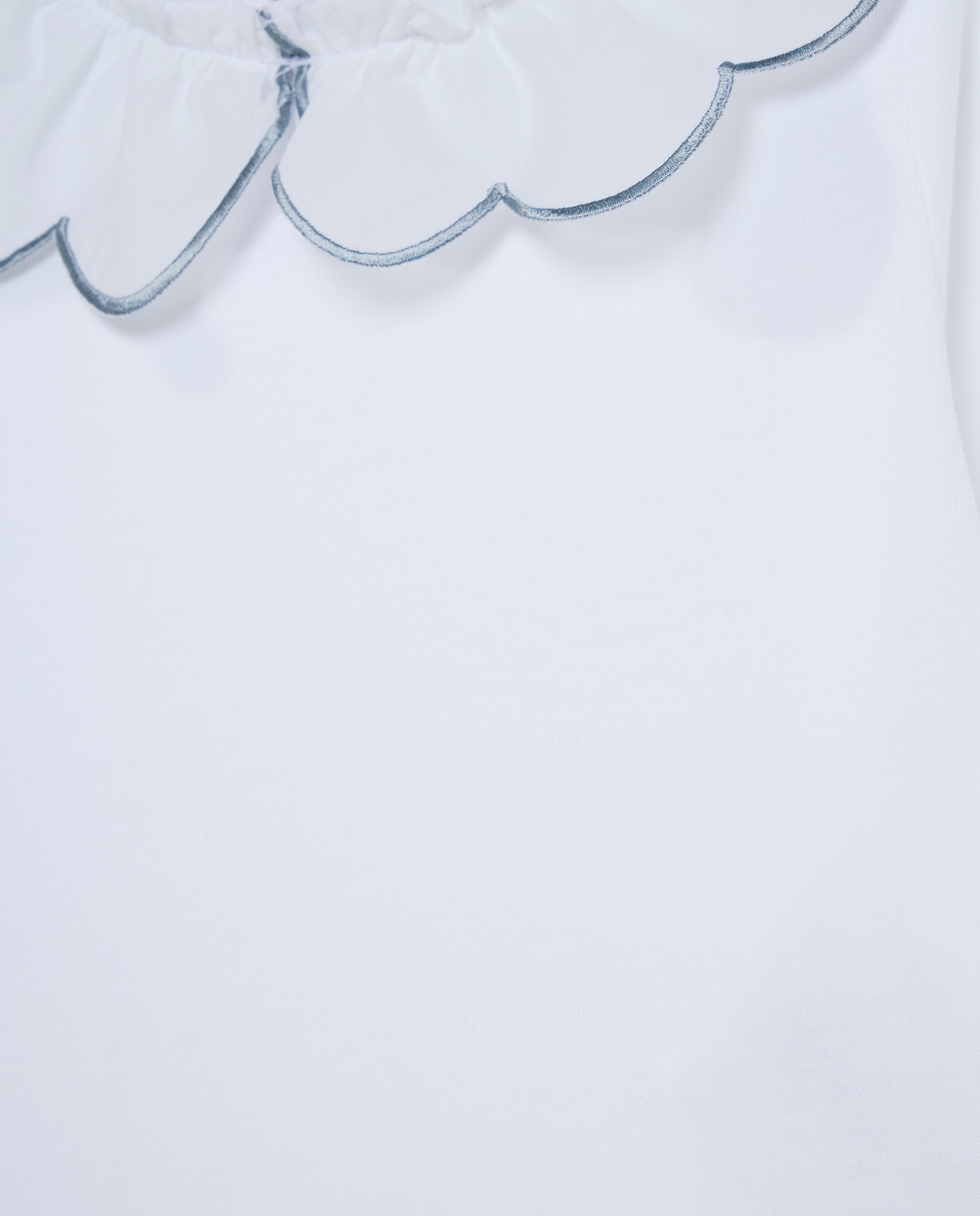 Camisola de Manga Comprida Scallop Coconut El Corte Inglés Branco-5