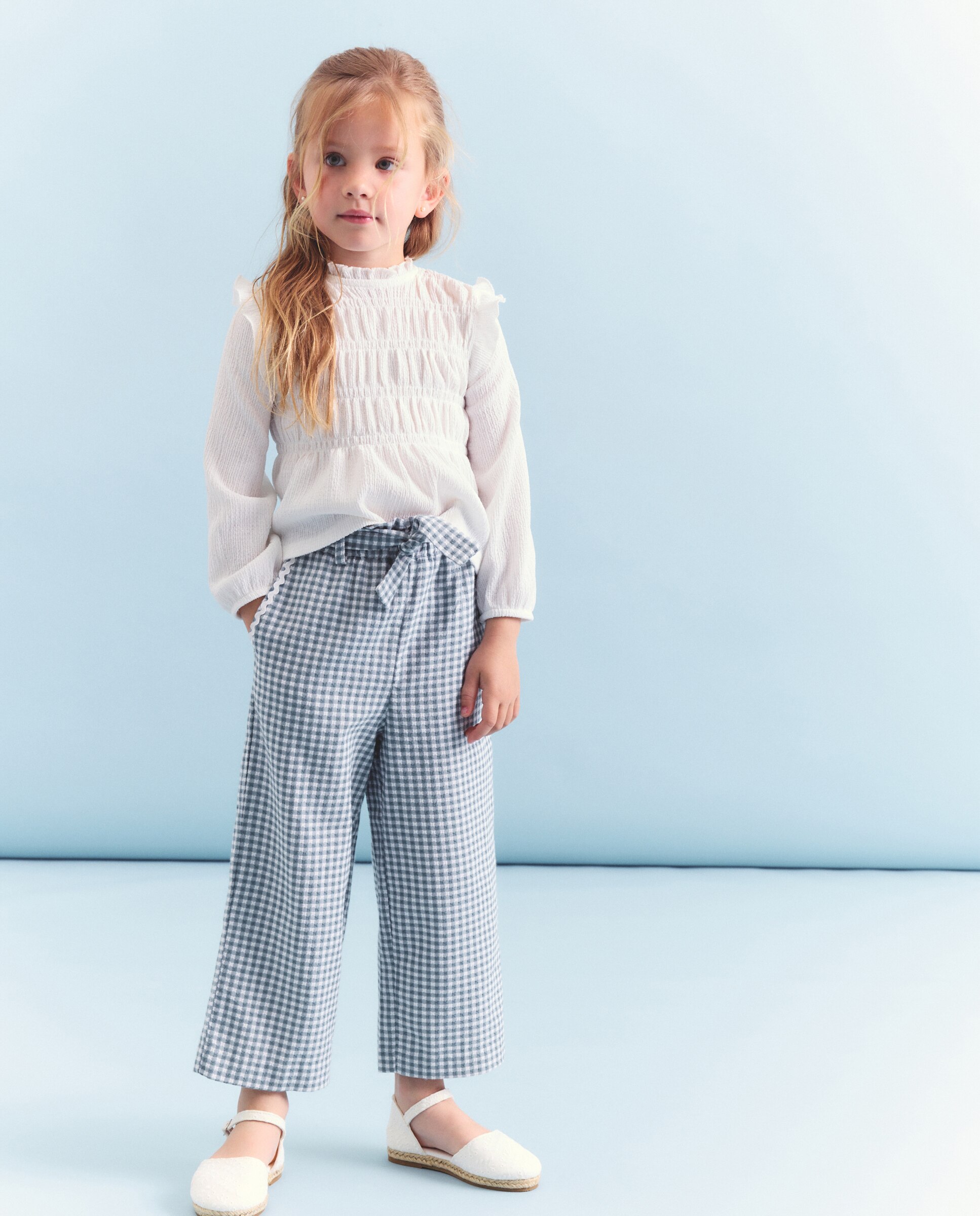 Camiseta lisa manga larga todo gomas de niña - Coconut El Corte Inglés - Blanco roto Blanco roto-2