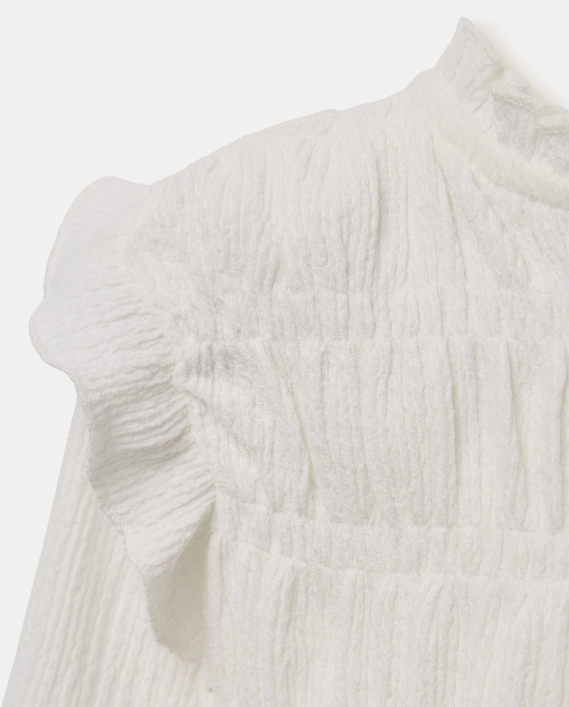 Camiseta lisa manga larga todo gomas de niña - Coconut El Corte Inglés - Blanco roto Blanco roto-5