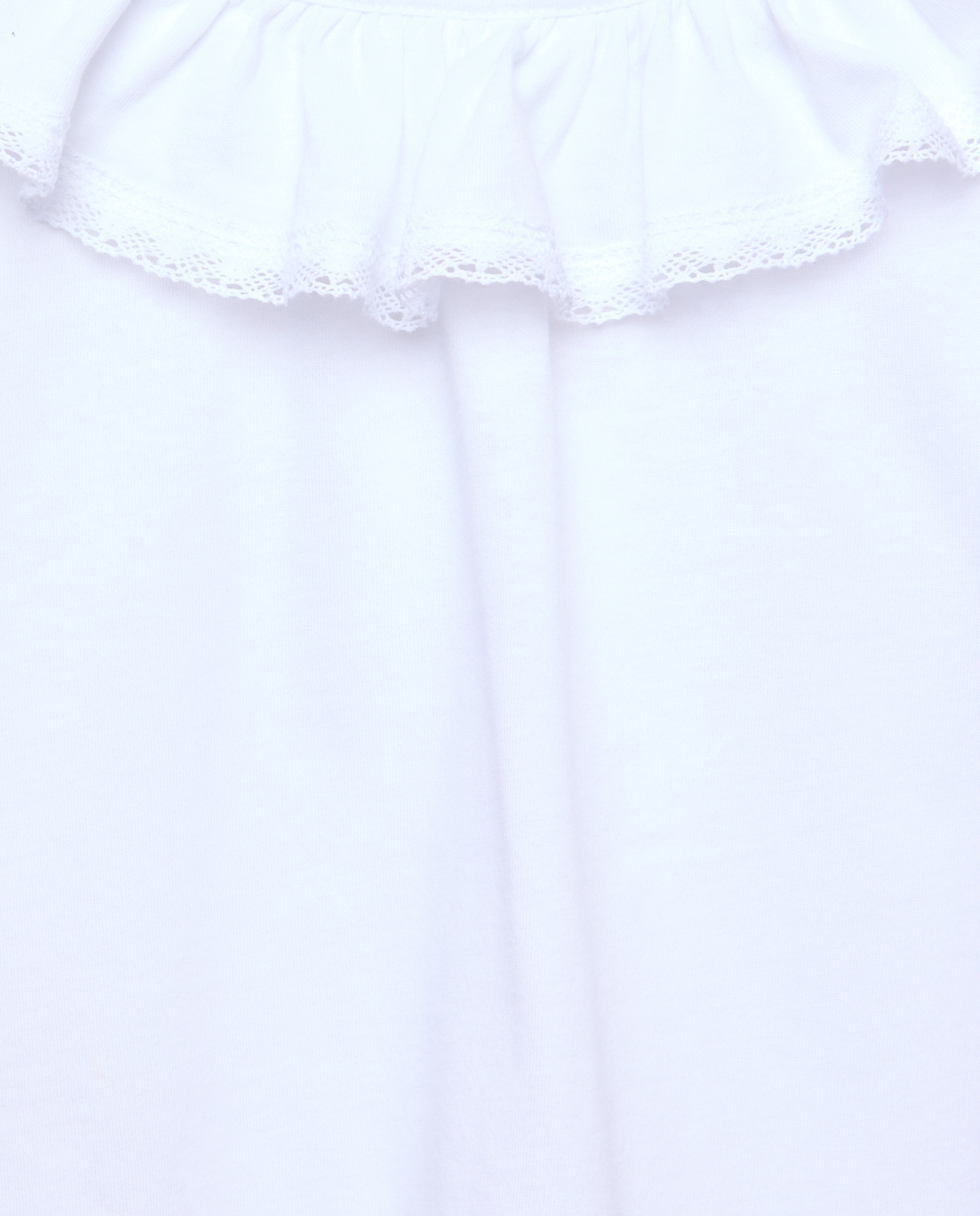 Camisola Básica com Manga Comprida Branco-2