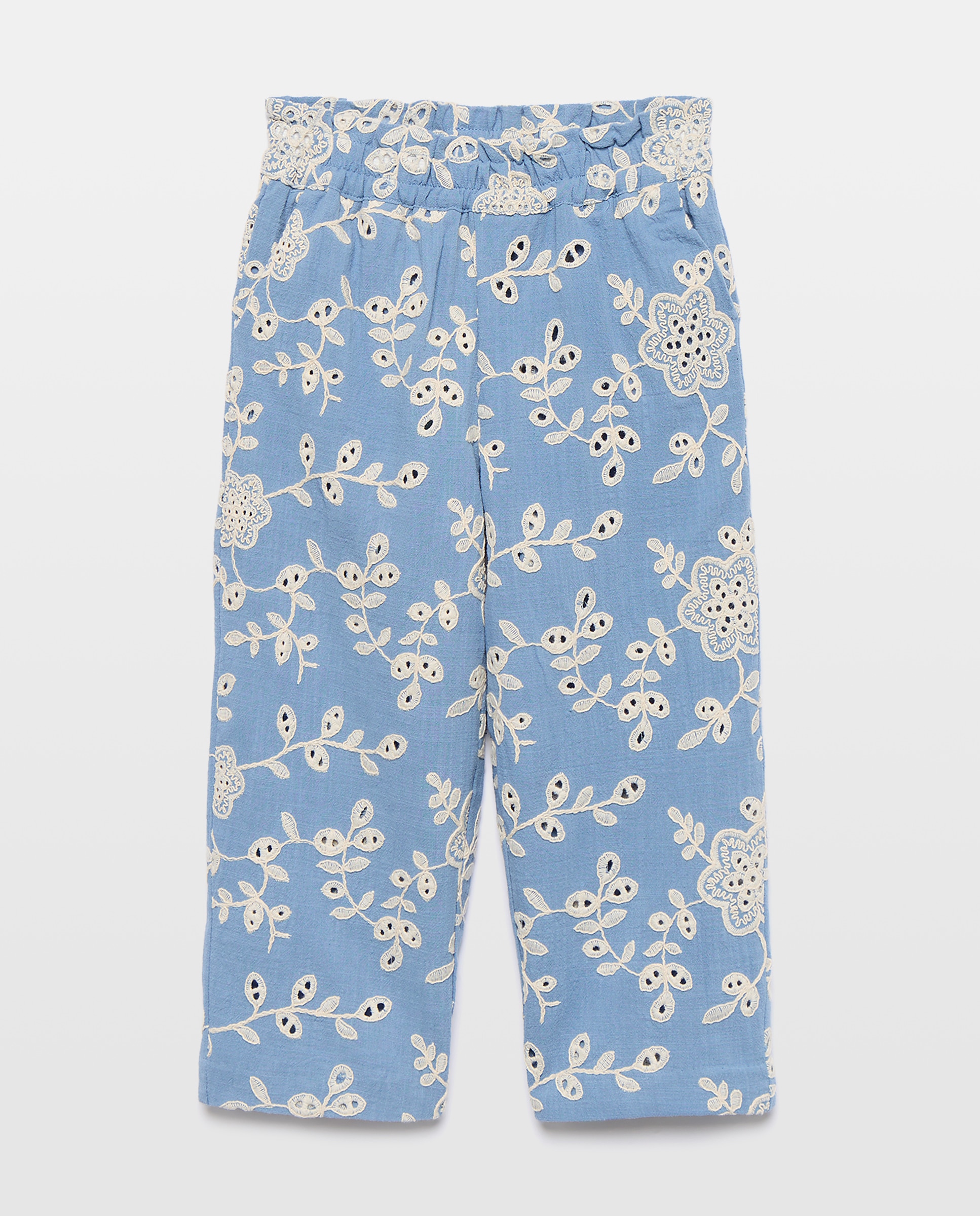 Pantalón bordado con relieve de niña - Coconut El Corte Inglés - Ceruelo Ceruelo-4