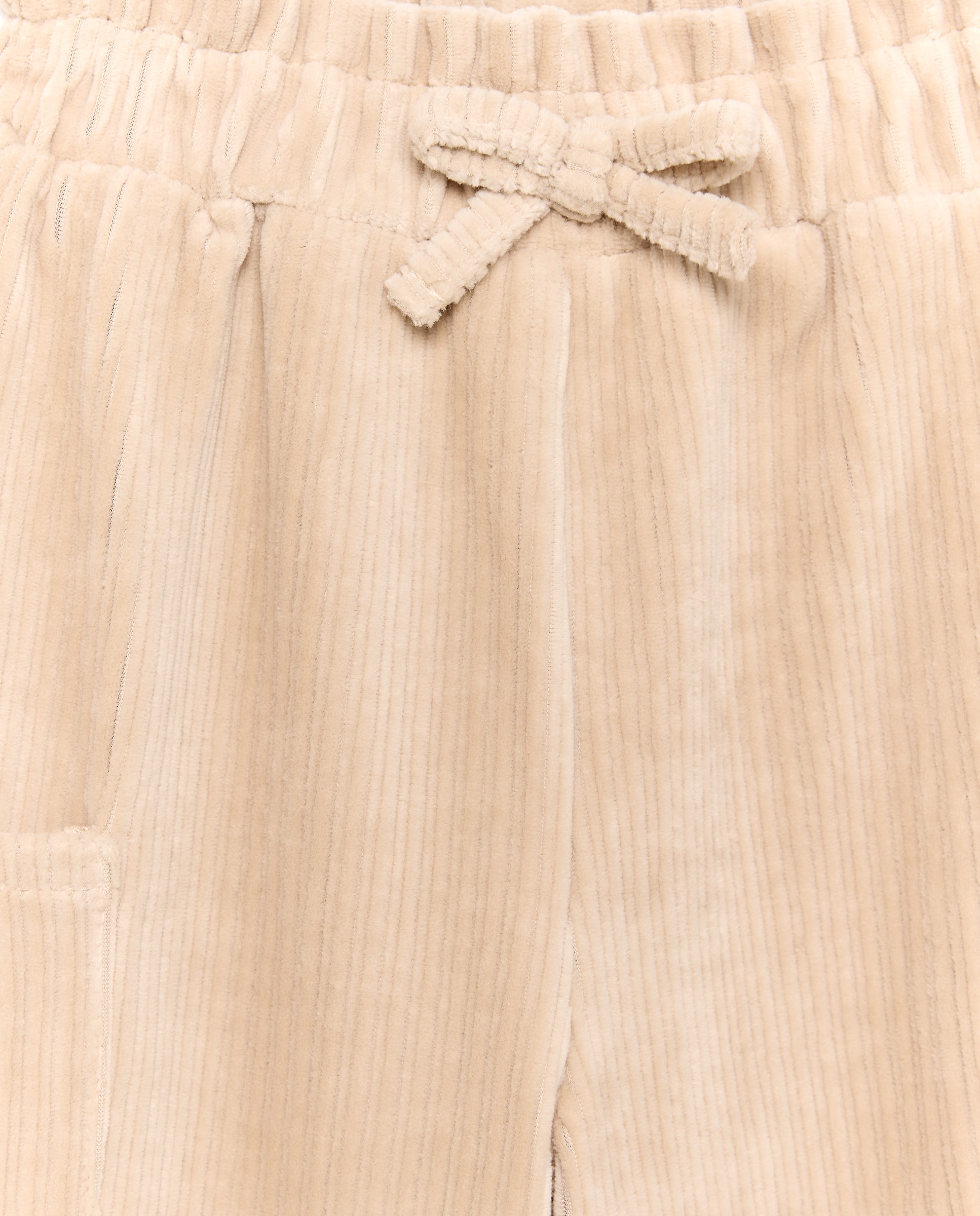 Pantalón jogger de pana con bolsillos de niña - Coconut El Corte Inglés - Visón claro Visón claro-5