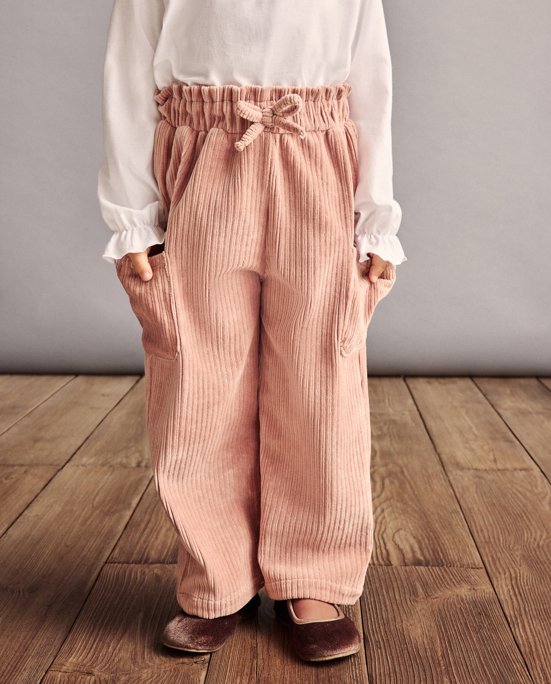 Pantalón de niño jogger pana con bolsillos - Coconut El Corte Inglés - 220 Rosa palo 220 Rosa palo-2