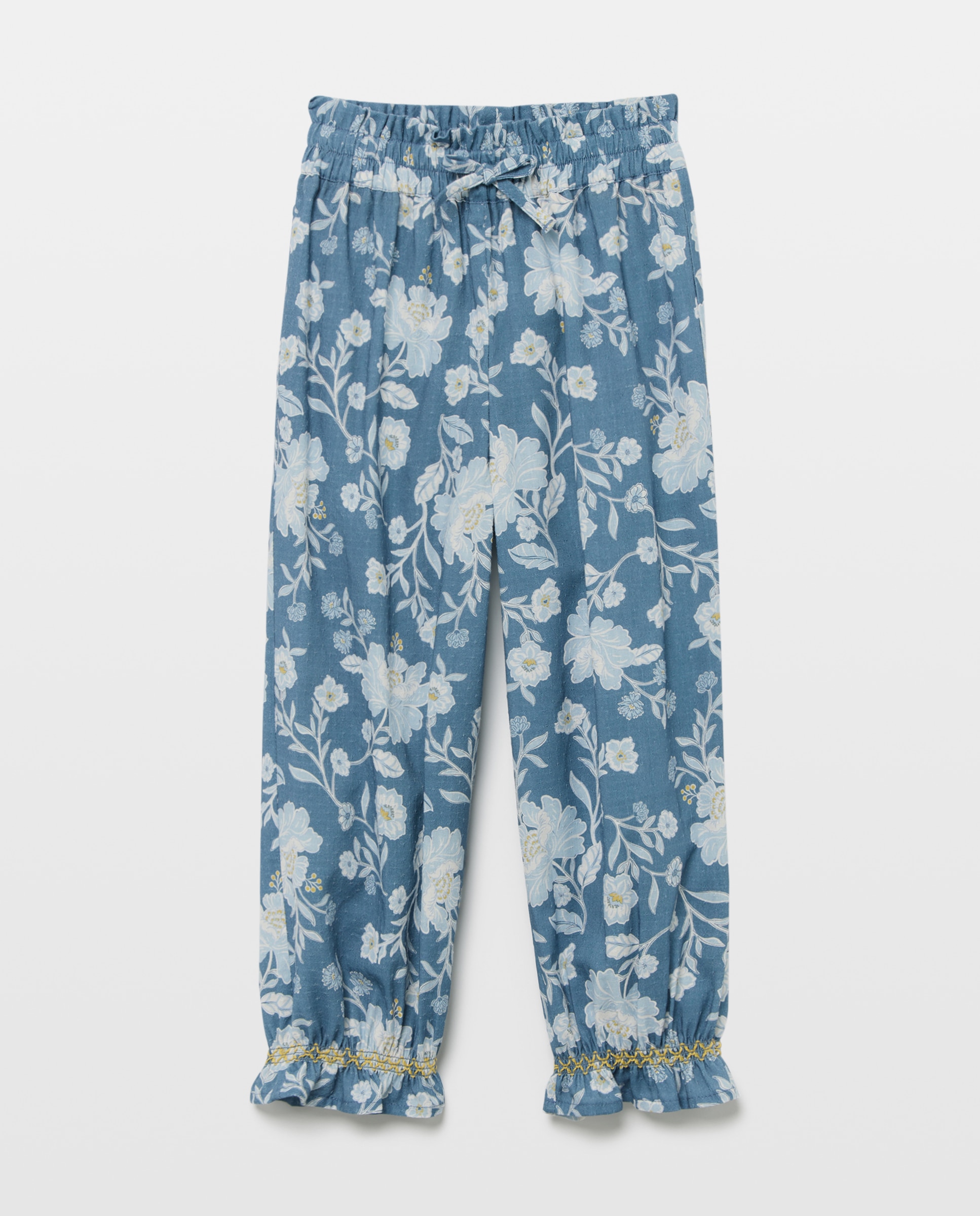 Bombachas com All Over Print Floral Azul-4