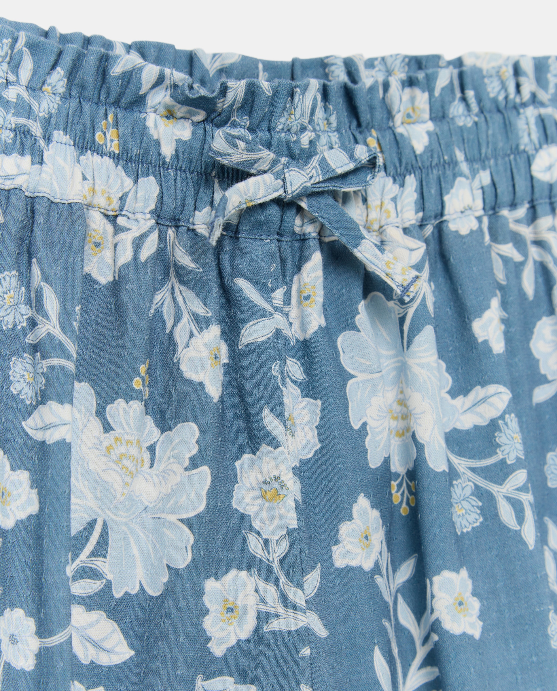 Bombachas com All Over Print Floral Azul-5
