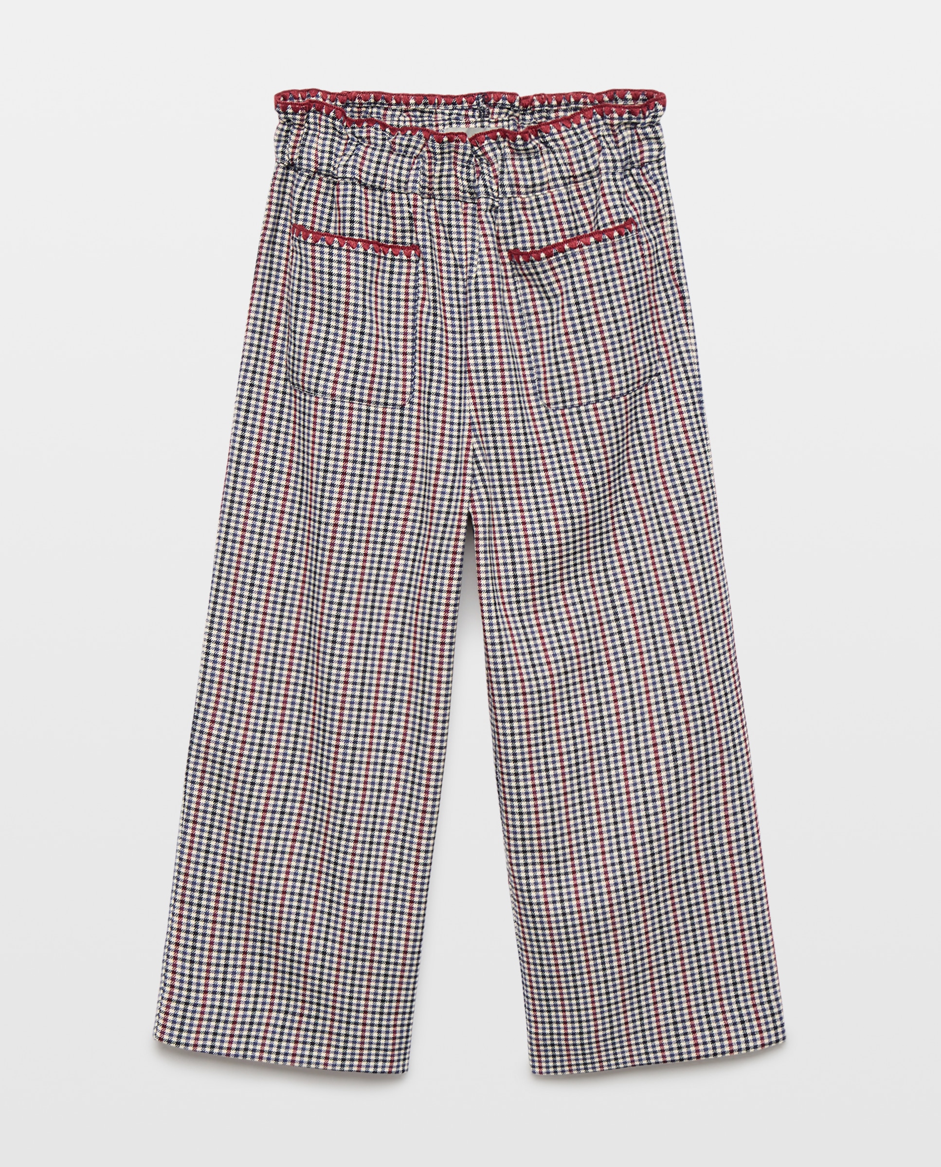 Pantalón cuadro harris cinturilla goma de niña - Coconut El Corte Inglés - Marrón Marrón-5