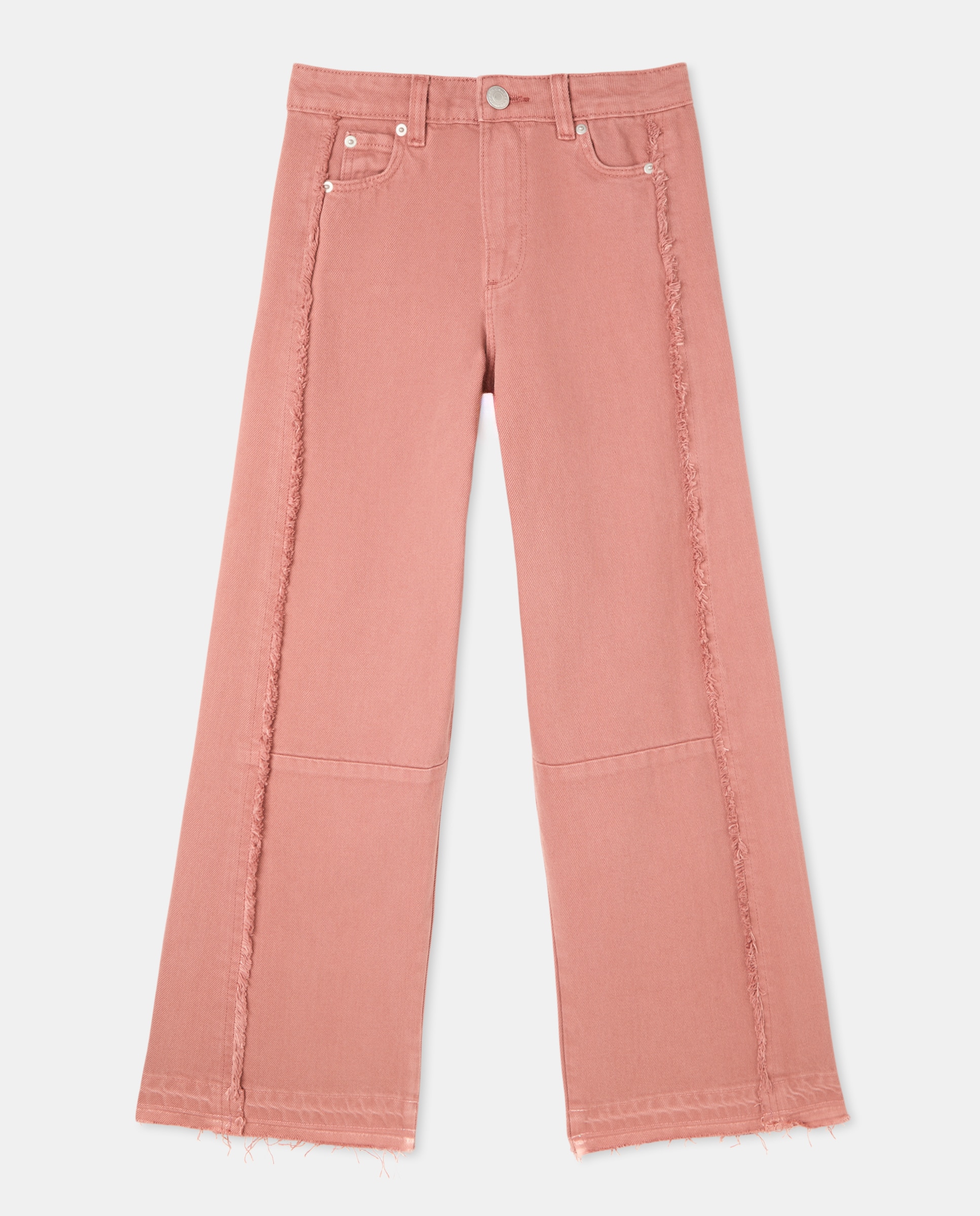 Jeans com Cortes e Costura à Frente 770 Terracota-5