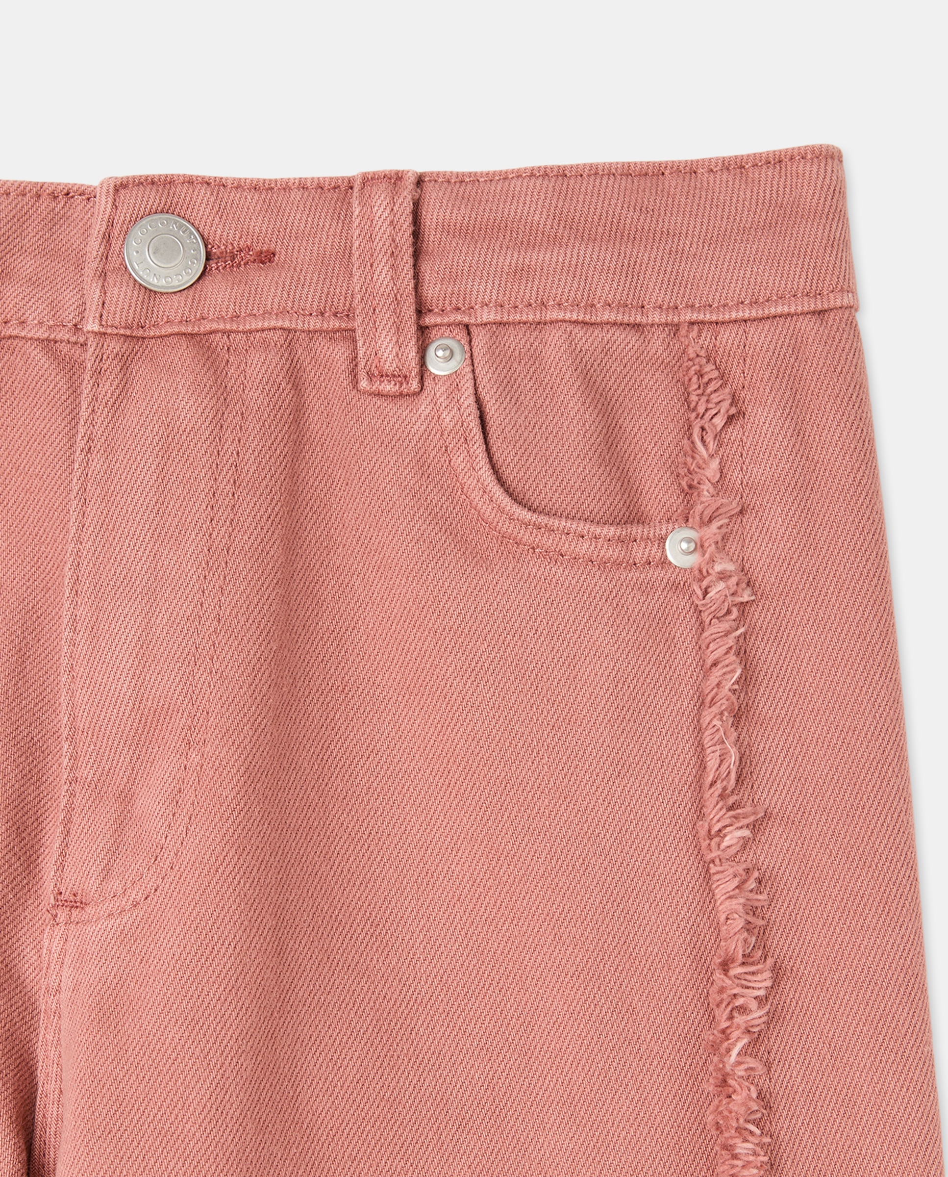 Jeans com Cortes e Costura à Frente 770 Terracota-6