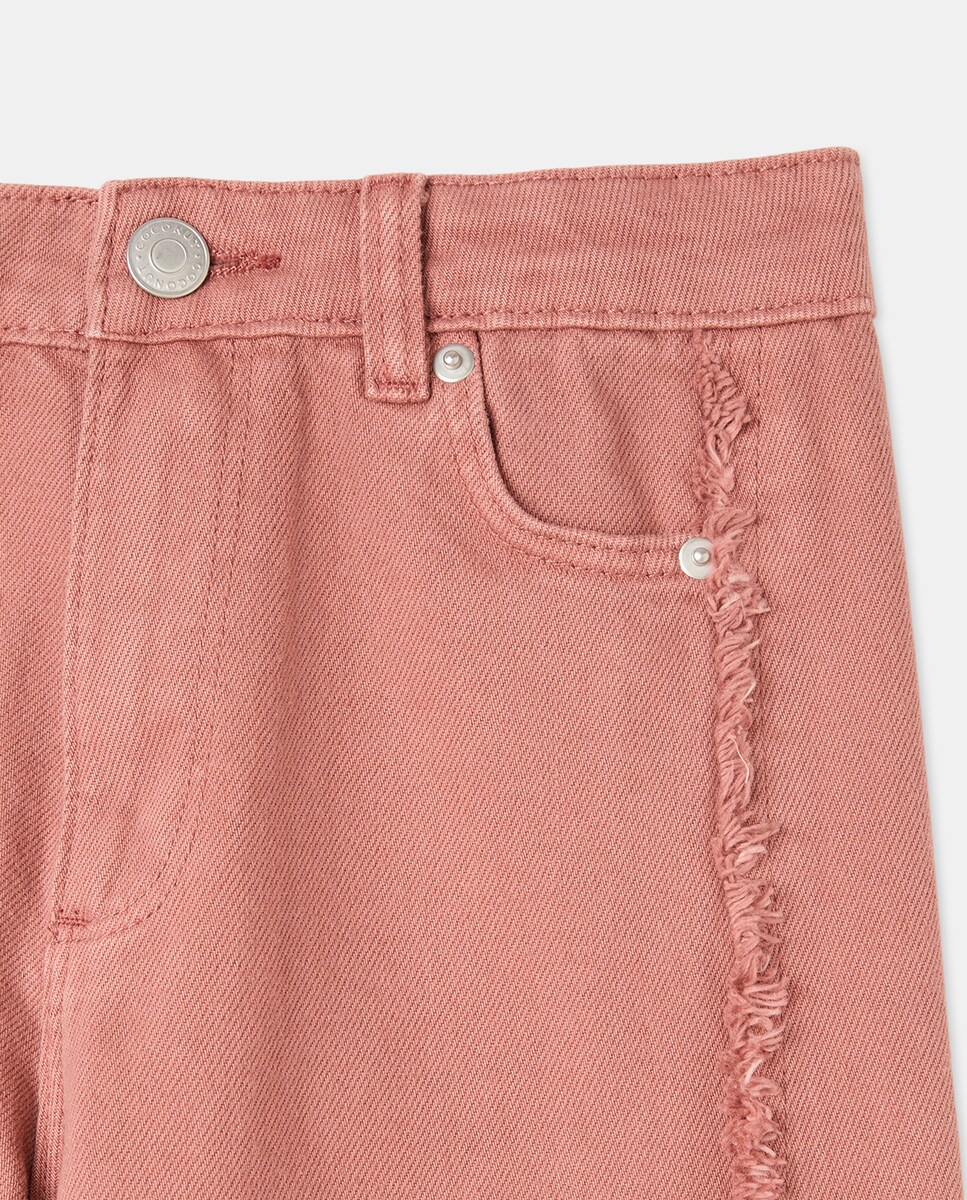 Jeans com Cortes e Costura à Frente 770 Terracota-6