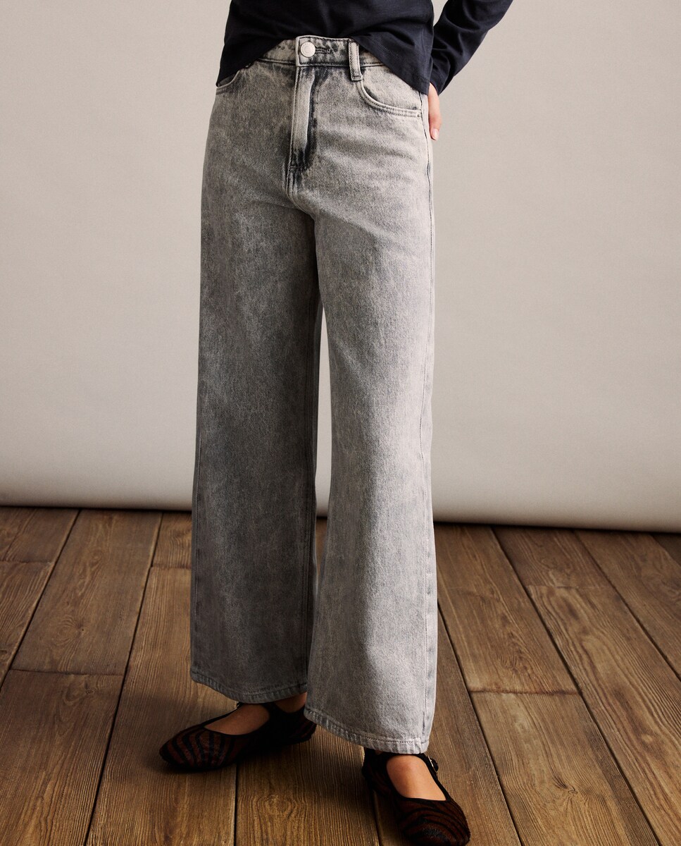 Jeans Foil Cinzento-claro-2