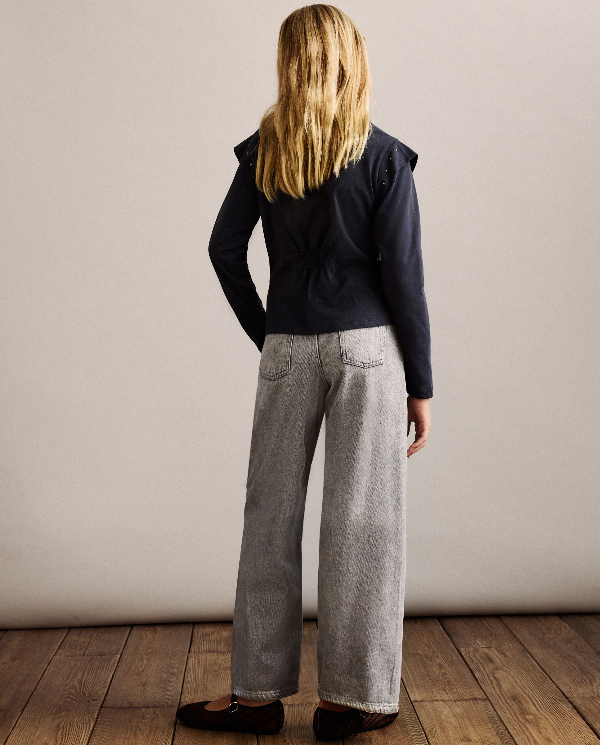 Jeans Foil Cinzento-claro-3