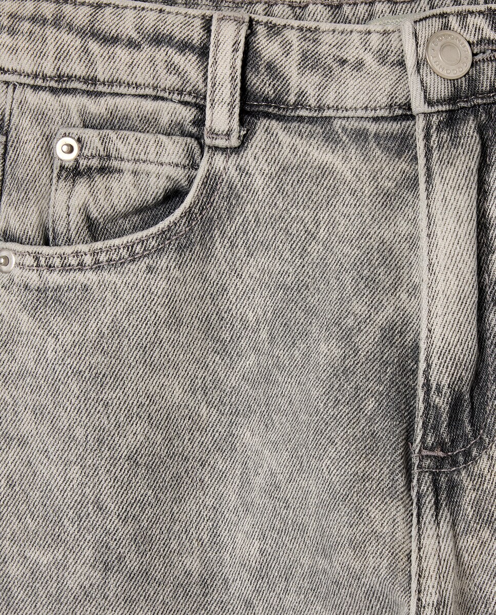 Jeans Foil Cinzento-claro-5