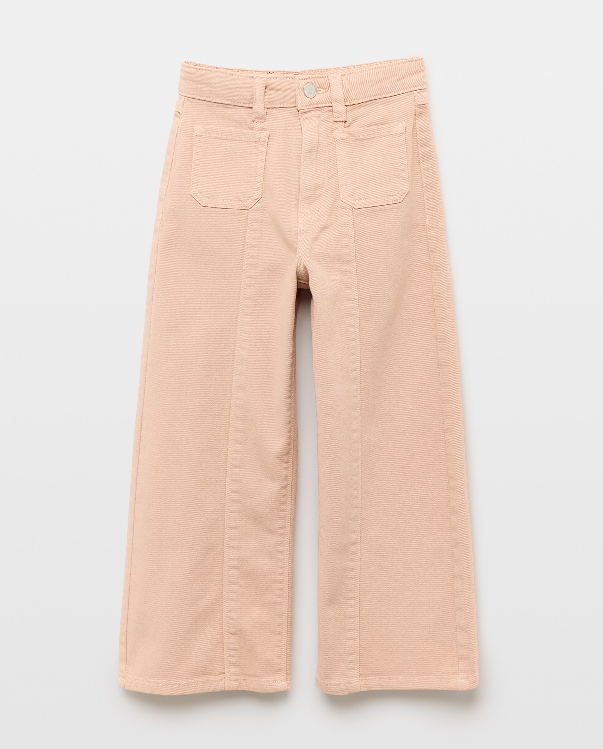 Pantalón denim de niña con costura delantera - Coconut El Corte Inglés - 220 Rosa palo 220 Rosa palo-4