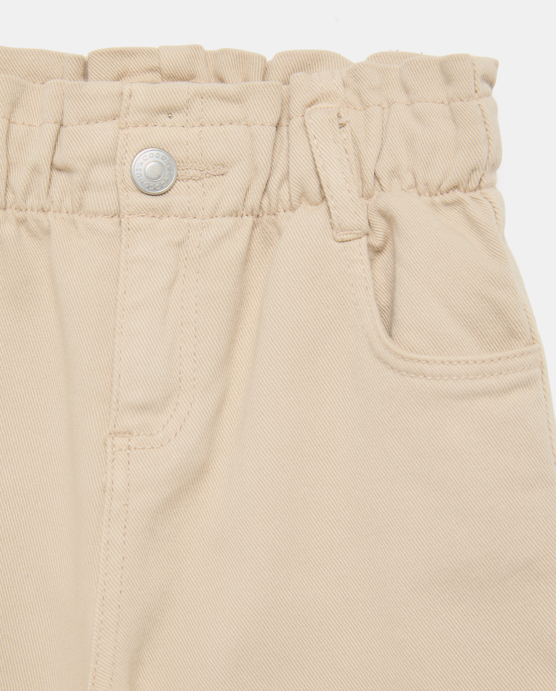 Pantalón de niña vaquero balloom liso - Coconut El Corte Inglés - Tostado Tostado-5