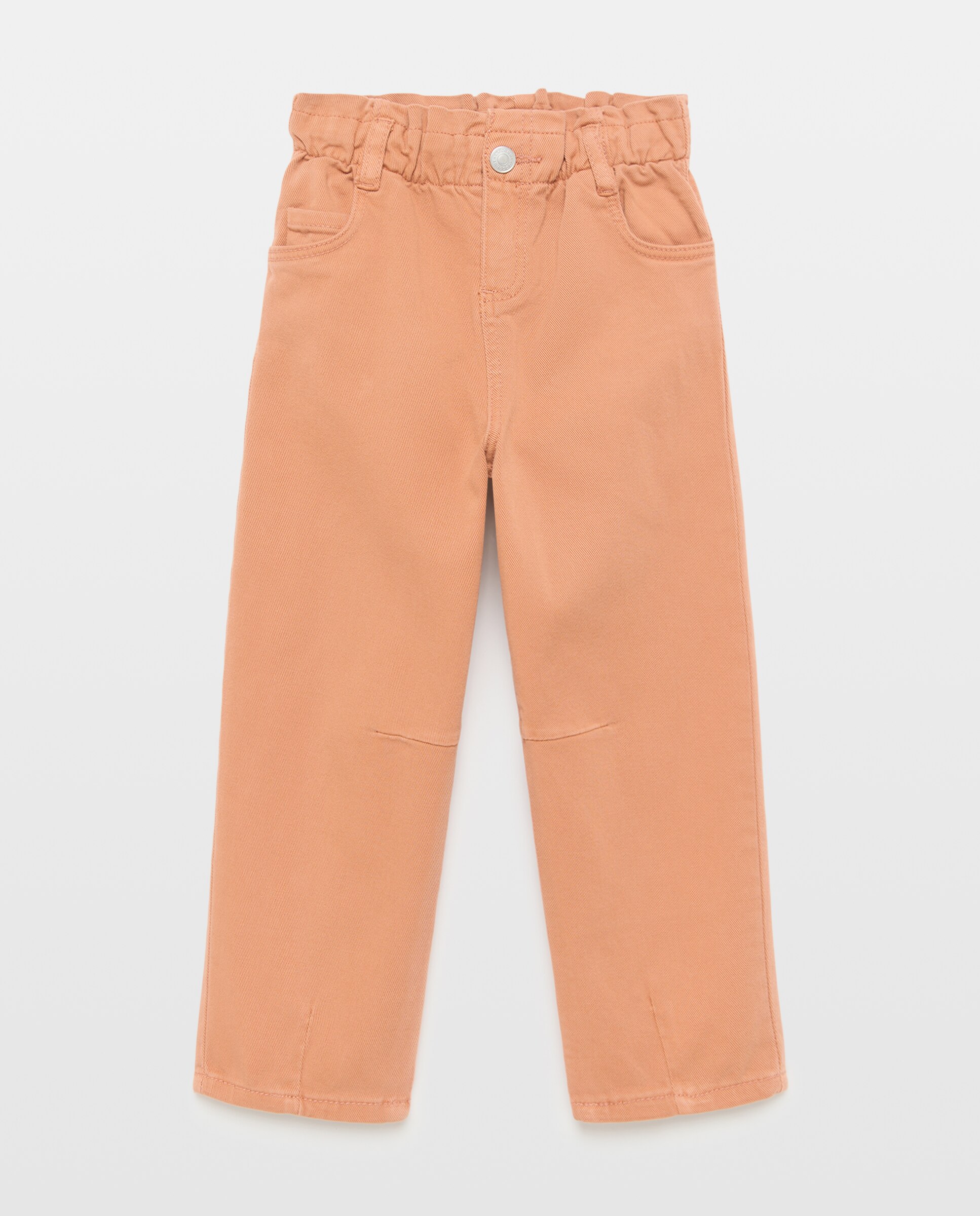 Pantalón de niña vaquero balloom liso - Coconut El Corte Inglés - Naranja quemado Naranja quemado-4