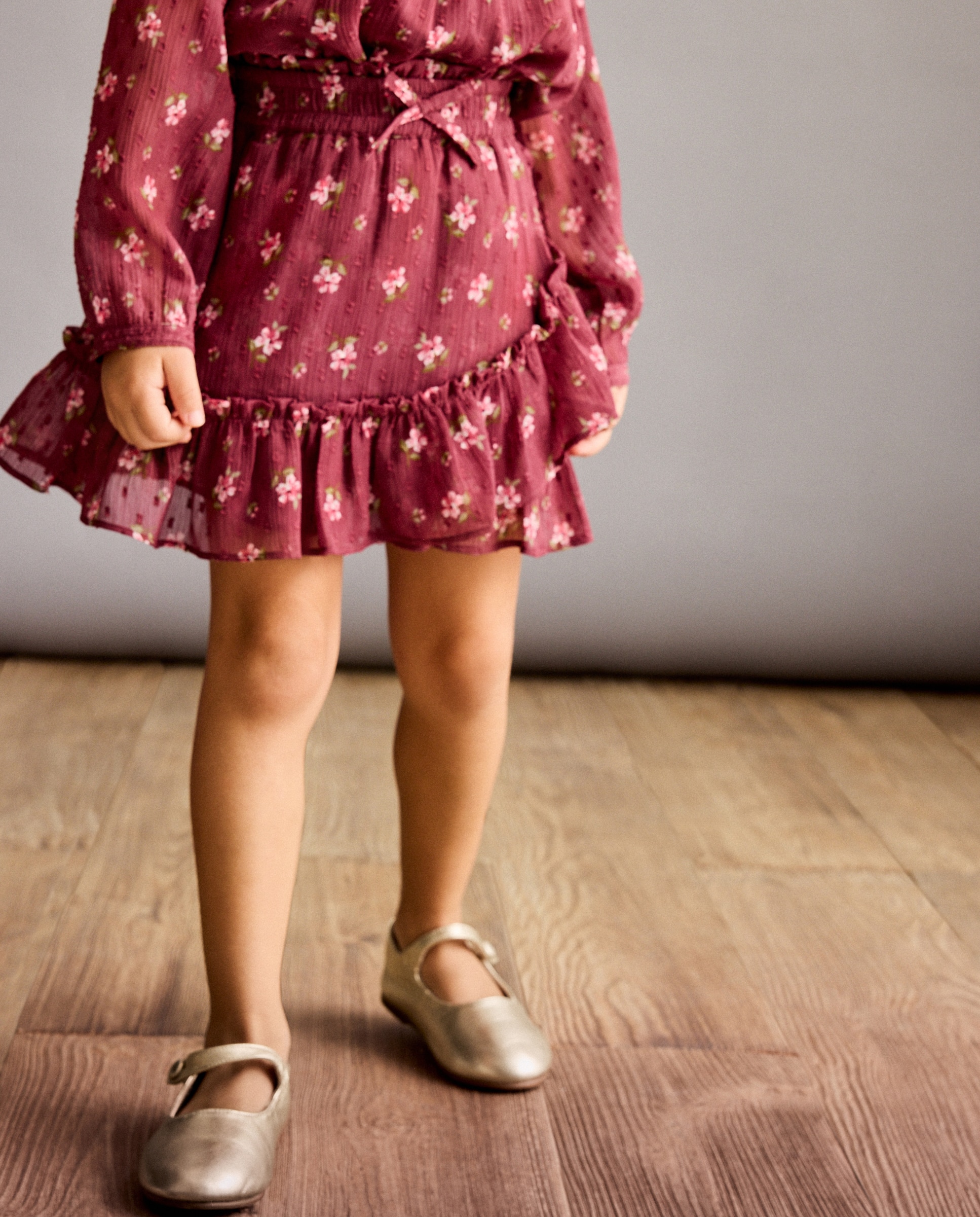 Falda estampada con goma elástica de niña - Coconut El Corte Inglés - Rosa Rosa-2