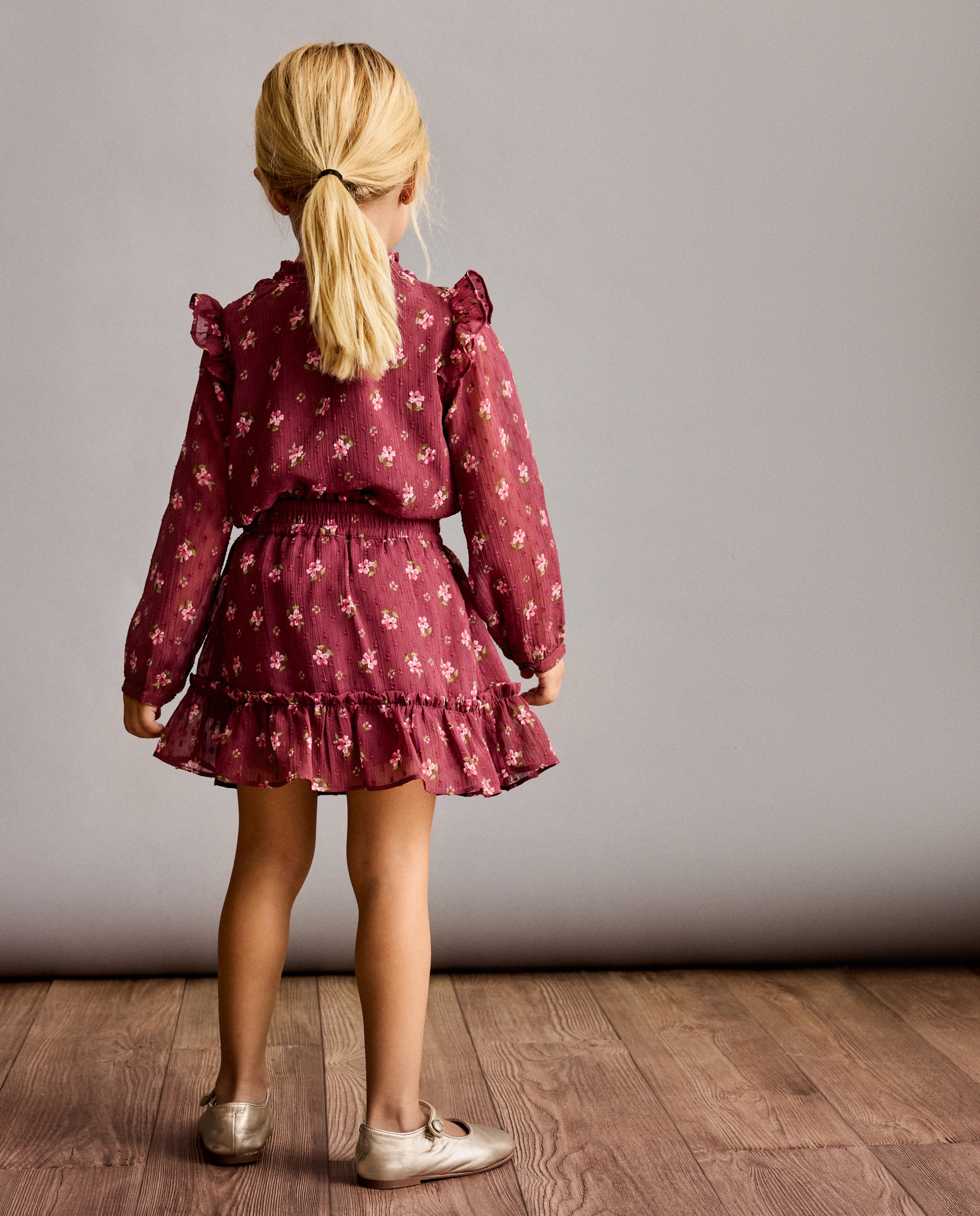 Falda estampada con goma elástica de niña - Coconut El Corte Inglés - Rosa Rosa-4