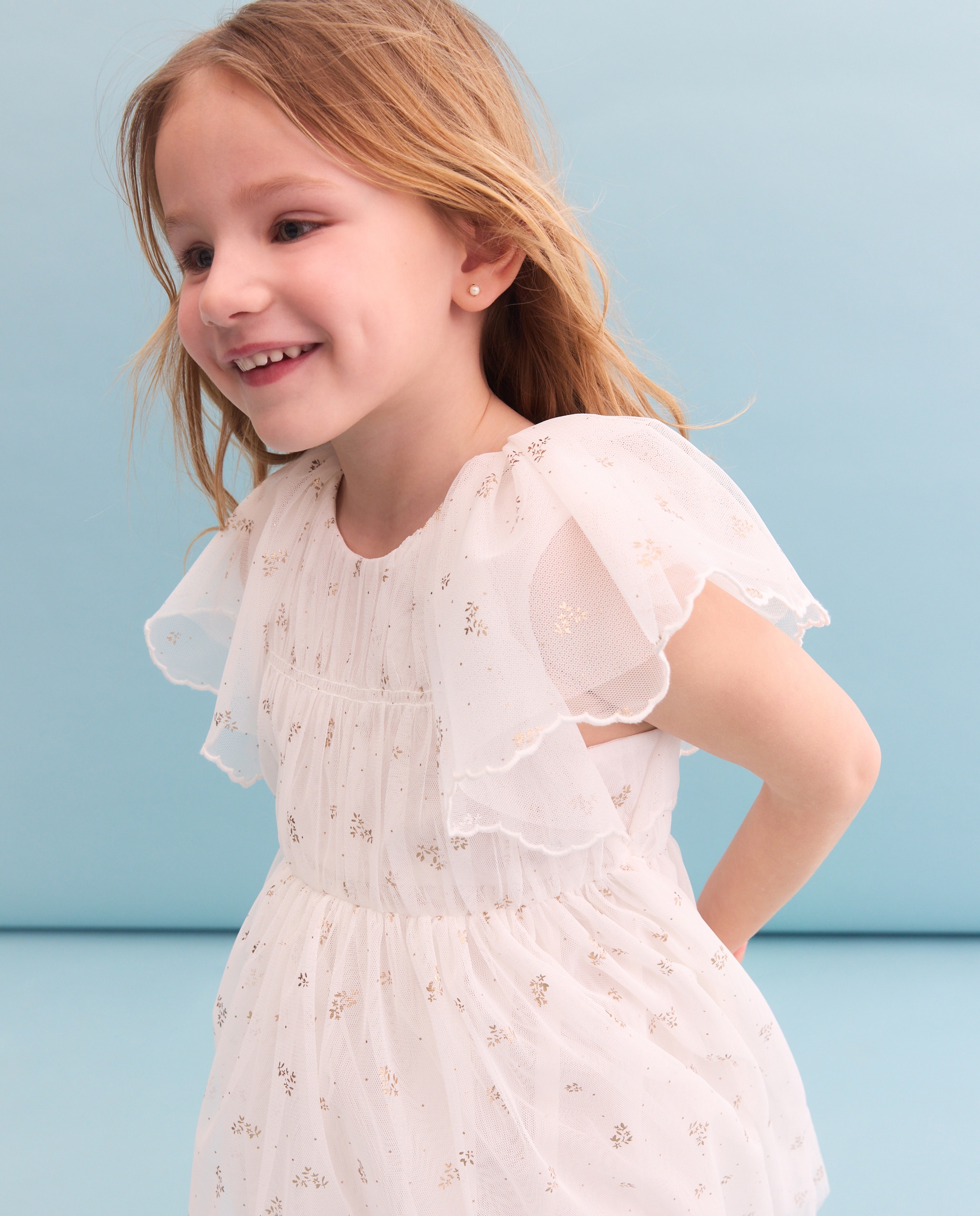 Vestido em Tule de Criança Coconut El Corte Inglés 120 Cru-2