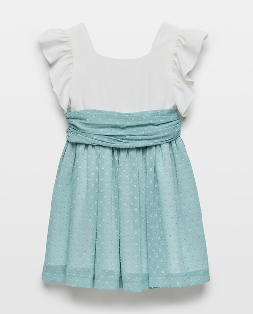 Imagem 0 de Vestido de Cerimónia Liso de Bebé sem Mangas e Combinado