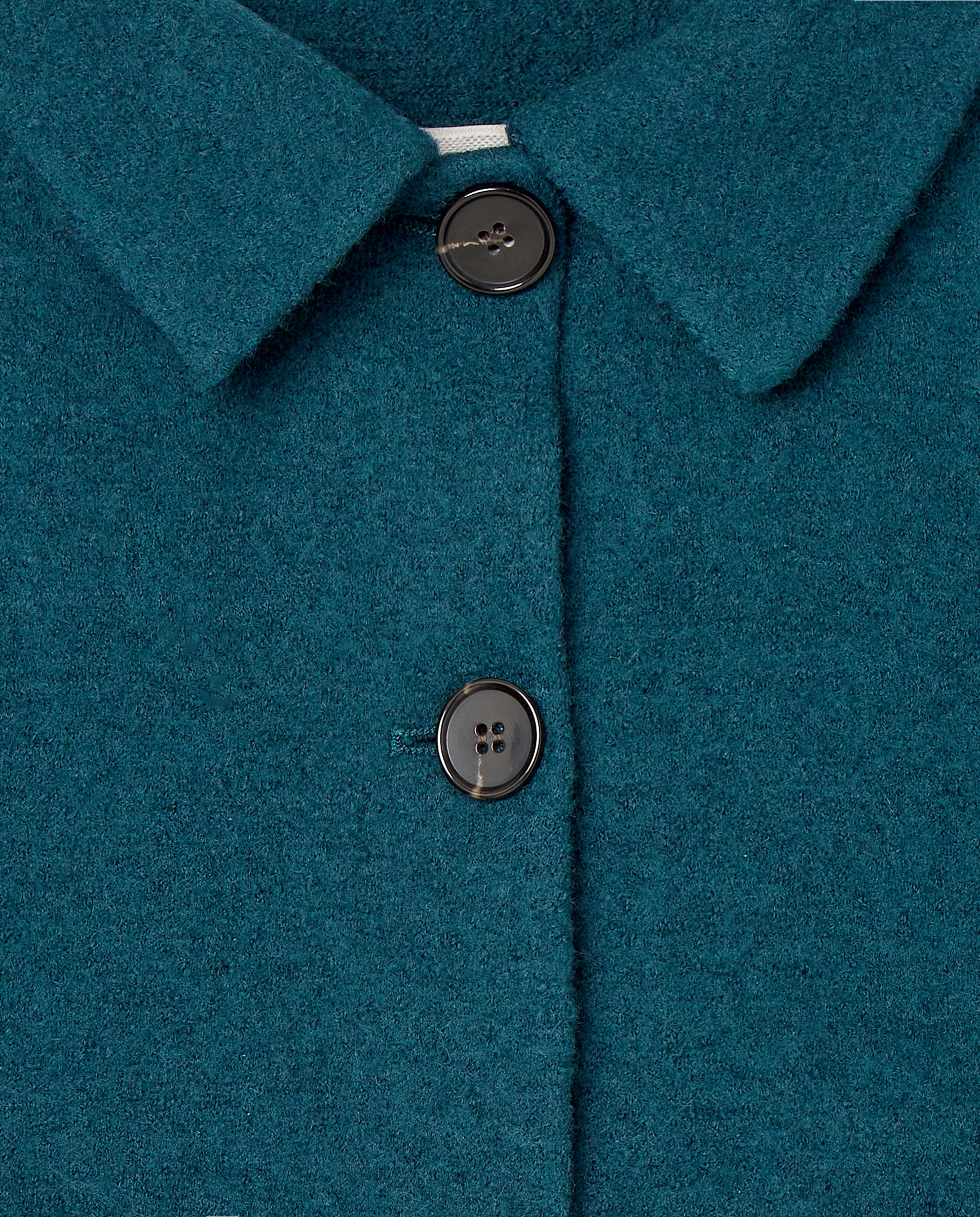 Blusão de Lã Cosida Verde-5