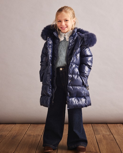 Imagen 0 de Plumífero fantasía pluma-plumón de niña