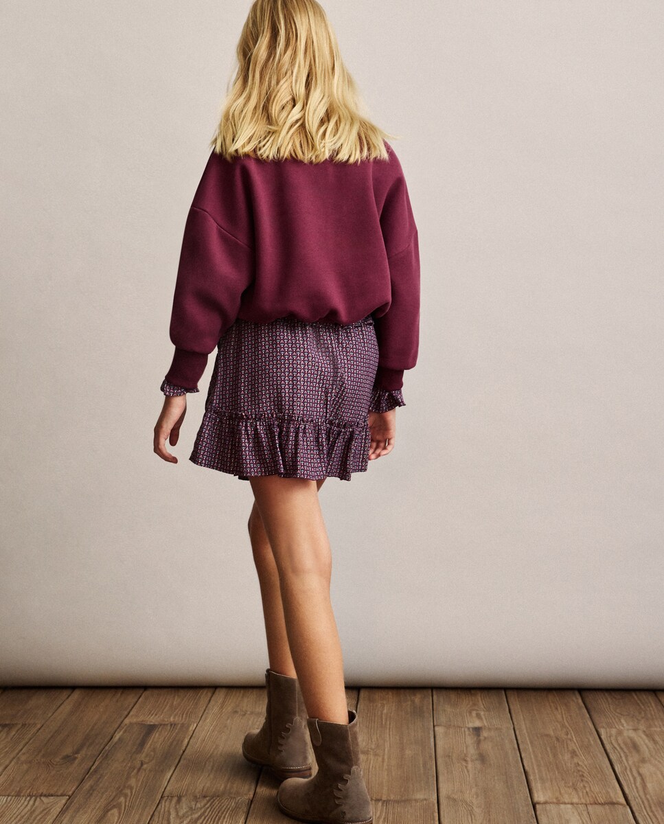 Sweatshirt Oversize Foil 291 Beringela-3