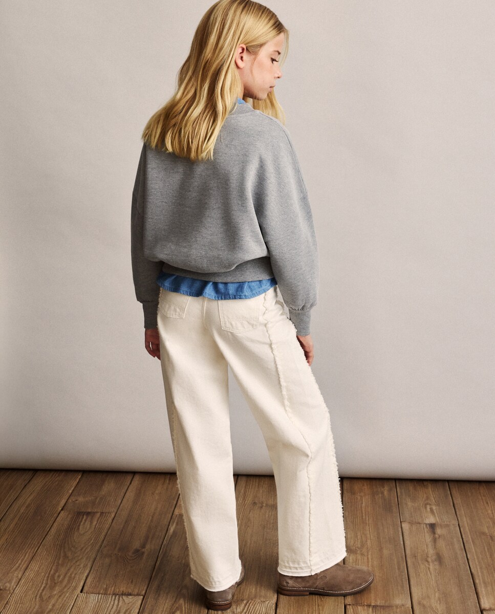 Sweatshirt Oversize Foil 830 Antracite-3