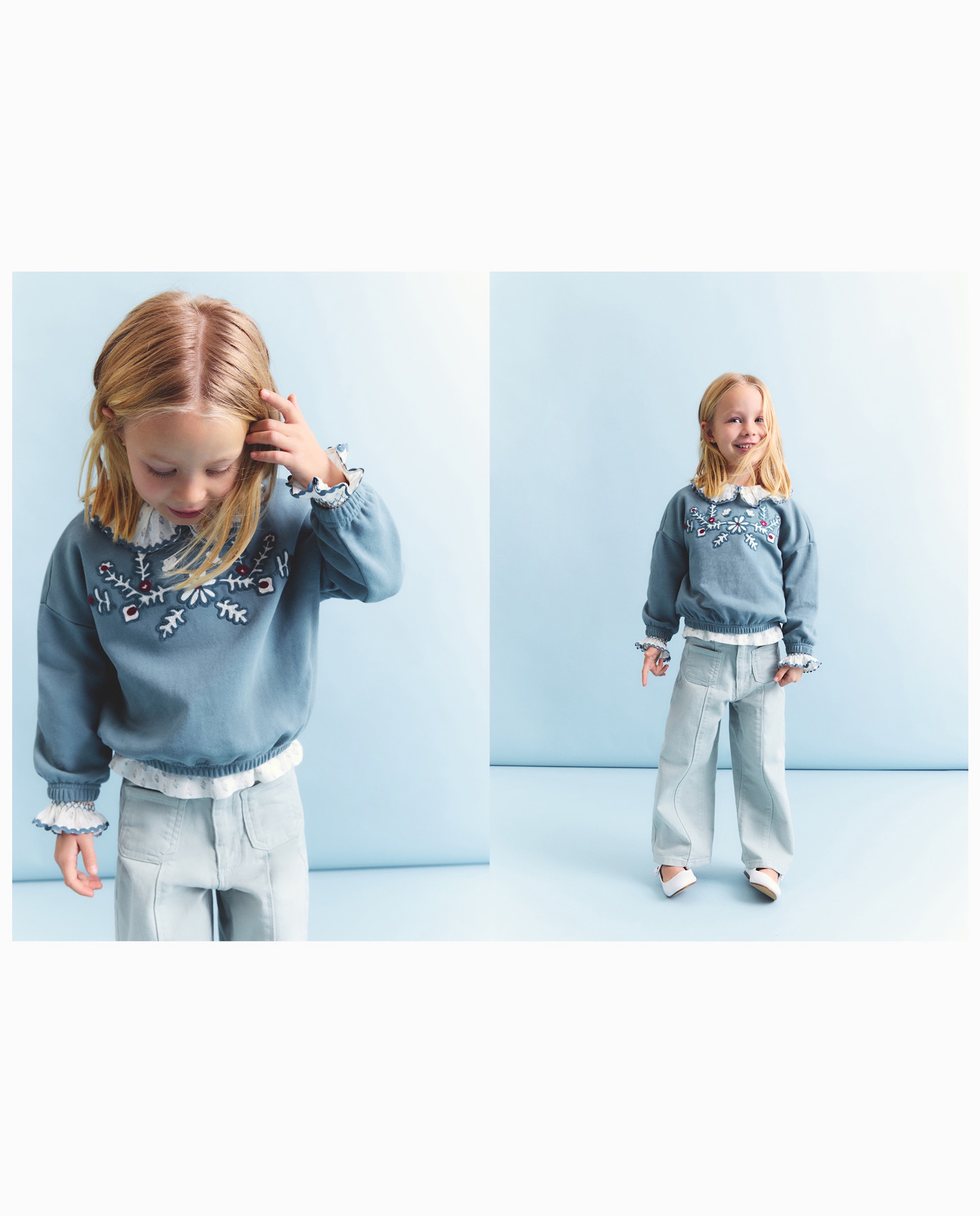 Imagem 0 de Sweatshirt com Bordado Floral