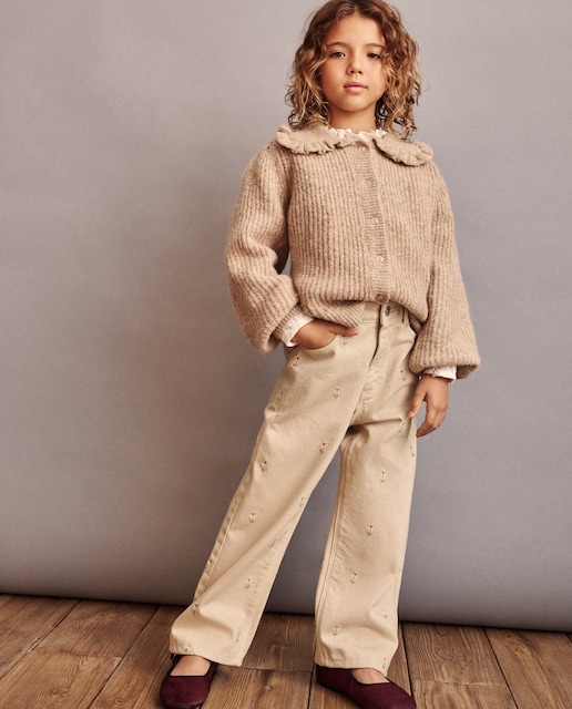 Imagem 0 de Casaco de Malha Grossa com Fio Metalizado