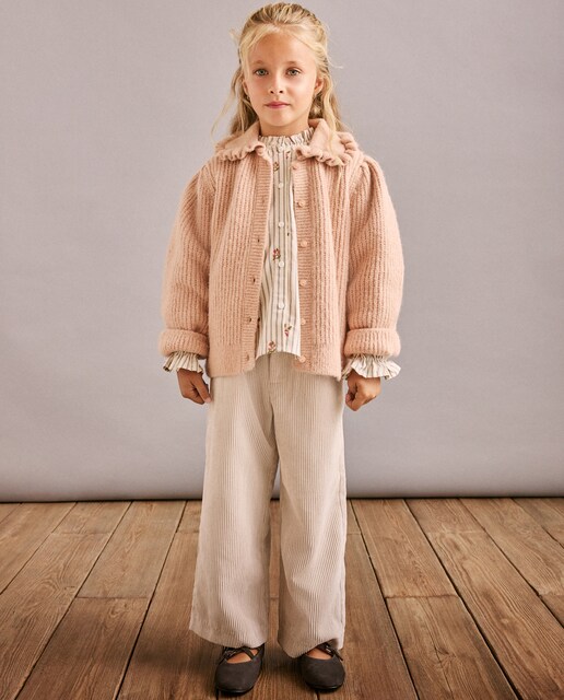 Imagem 0 de Casaco de Malha Grossa com Fio Metalizado