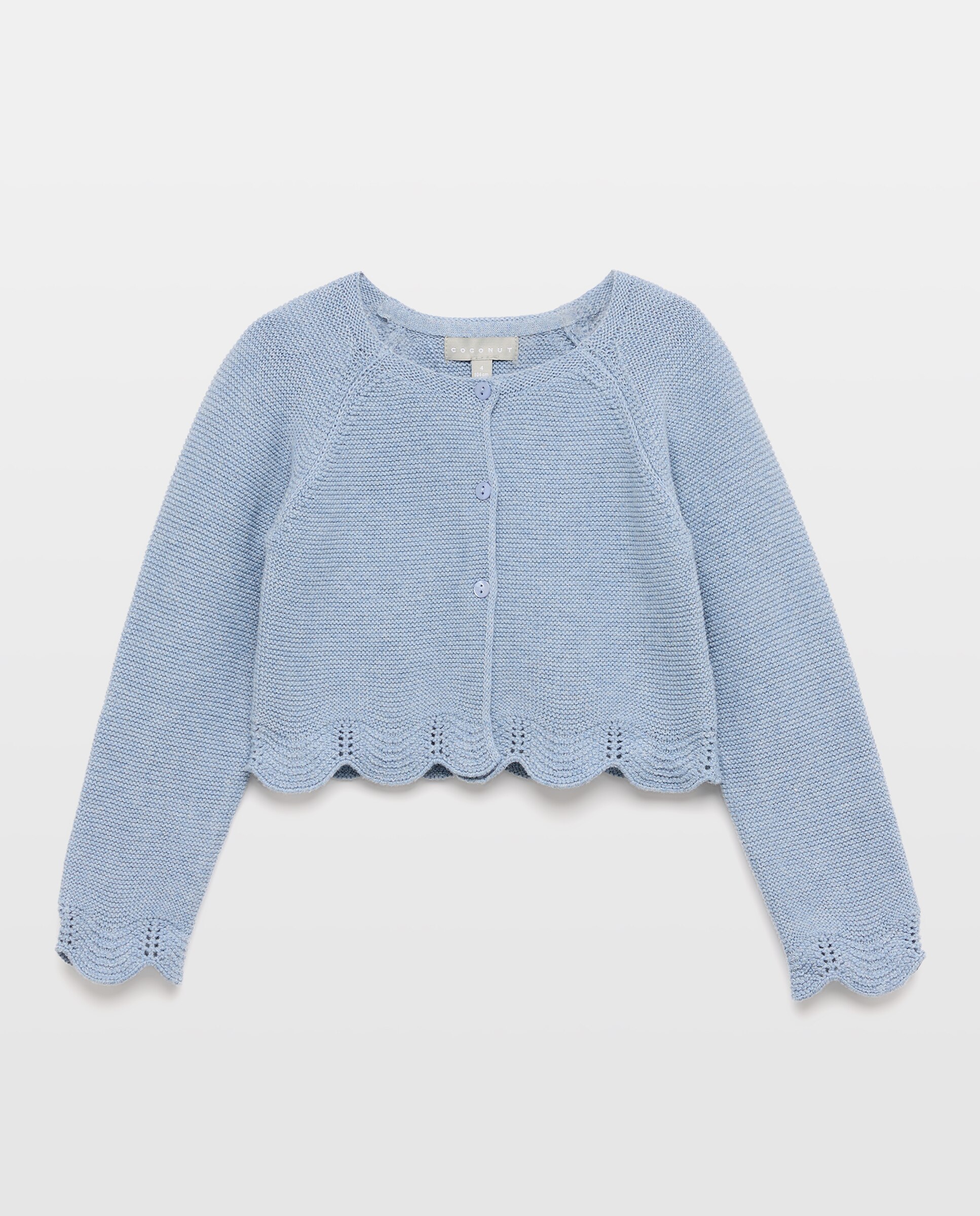 Chaqueta de niña con manga raglan link básica - Coconut El Corte Inglés - 471 Índigo 471 Índigo-5